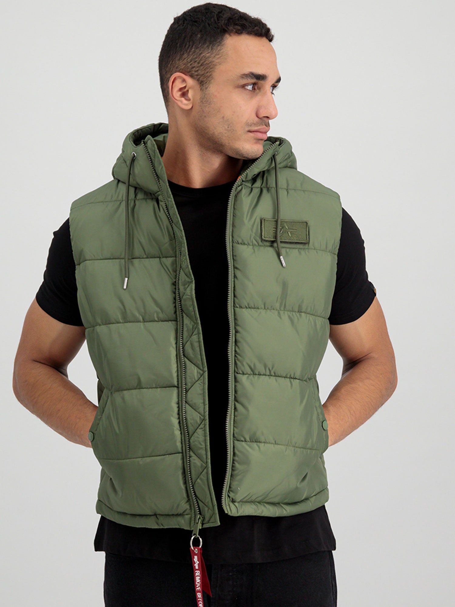 Alpha Industries Hooded Puffer Vest FD sold by Luke 1977