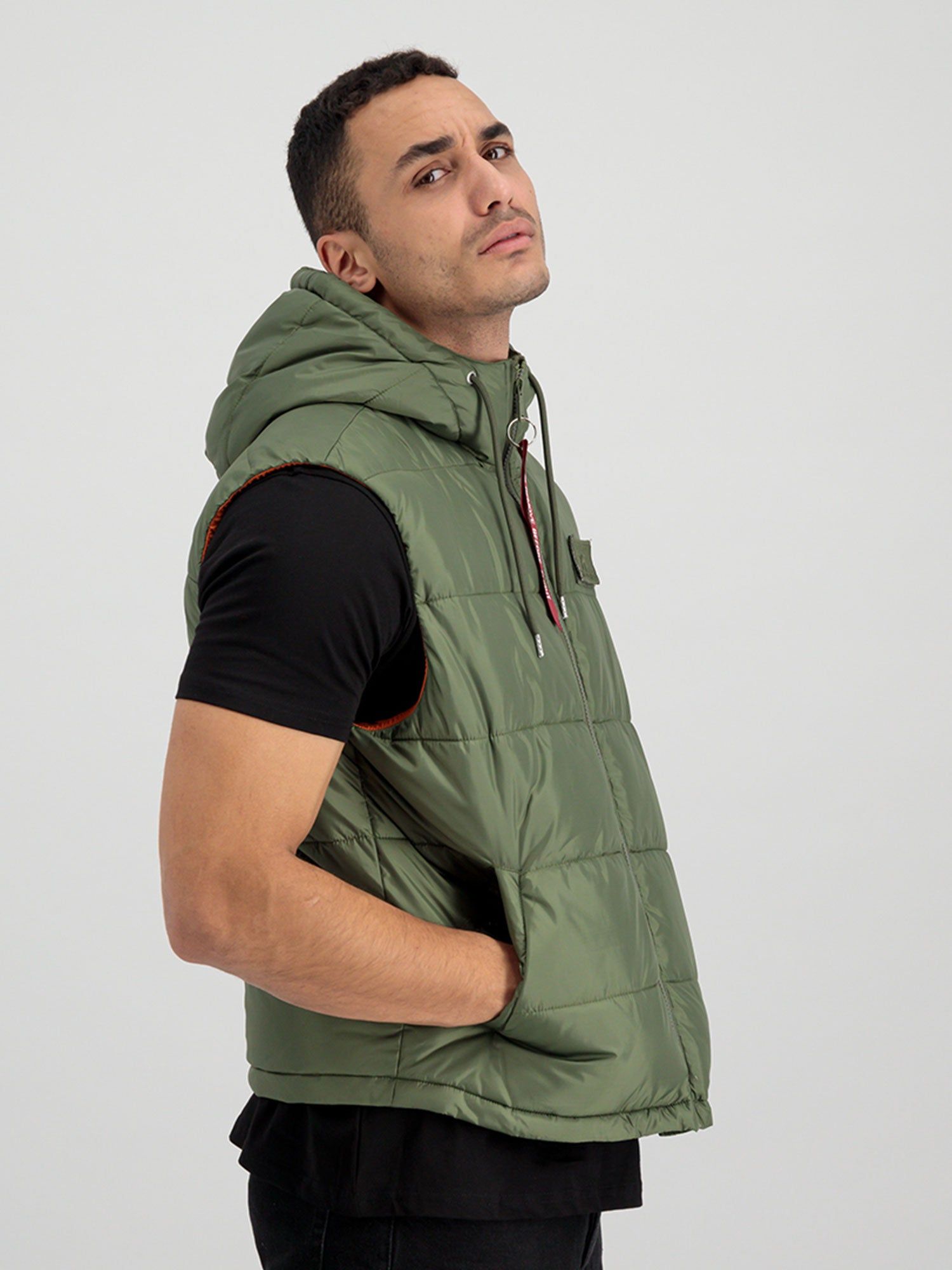 Alpha Industries Hooded Puffer Vest FD sold by Luke 1977 product image thumbnail 3
