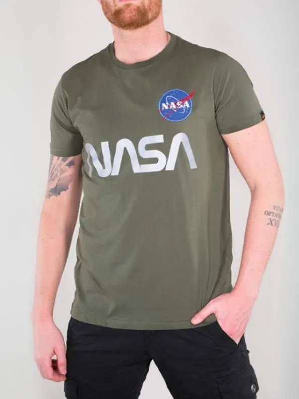 Alpha Industries NASA Reflective T-Shirt sold by Luke 1977