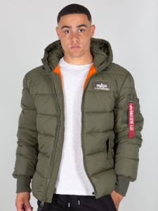 Alpha Industries Hooded Puffer Alpha FD Jacket sold by Luke 1977
