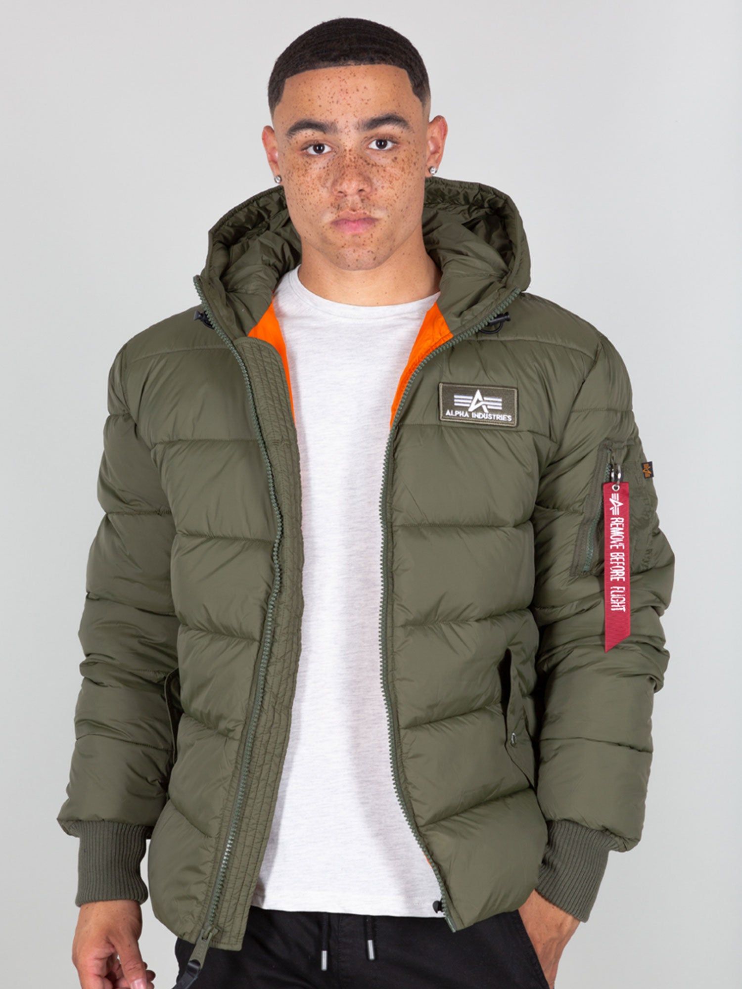 Alpha Industries Hooded Puffer Alpha FD Jacket sold by Luke 1977 product image thumbnail 4