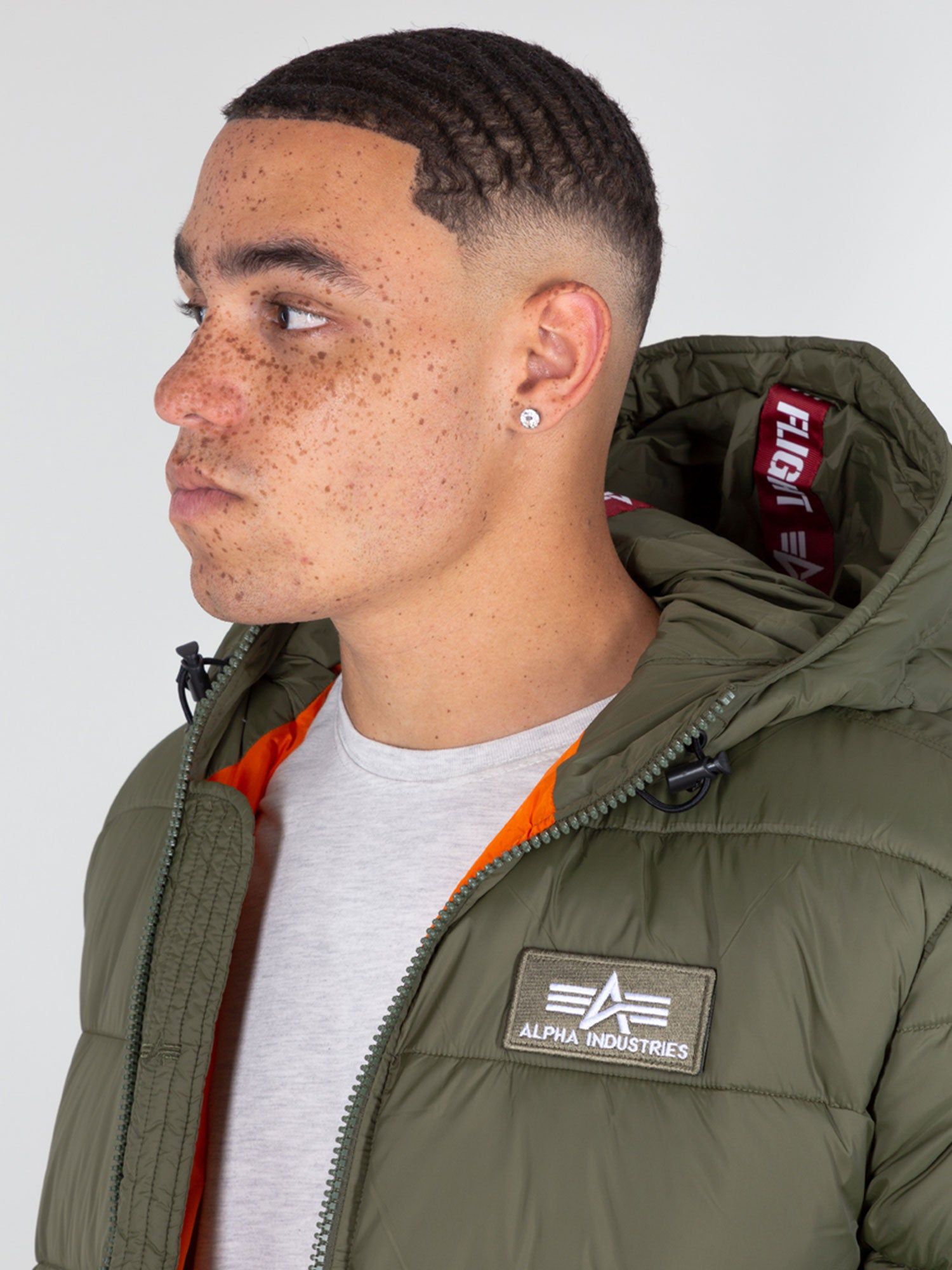 Alpha Industries Hooded Puffer Alpha FD Jacket sold by Luke 1977 product image thumbnail 5