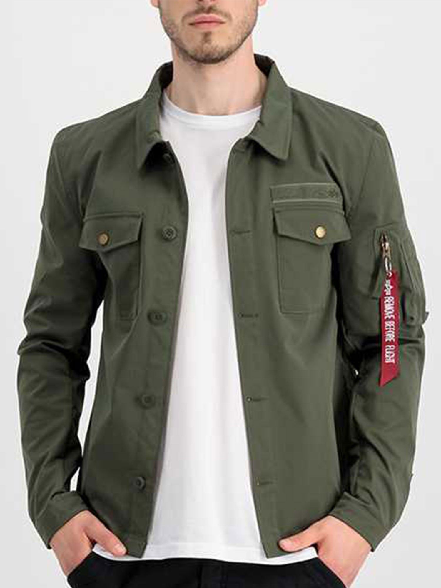 Alpha Industries Overshirt sold by Luke 1977 product image thumbnail 2