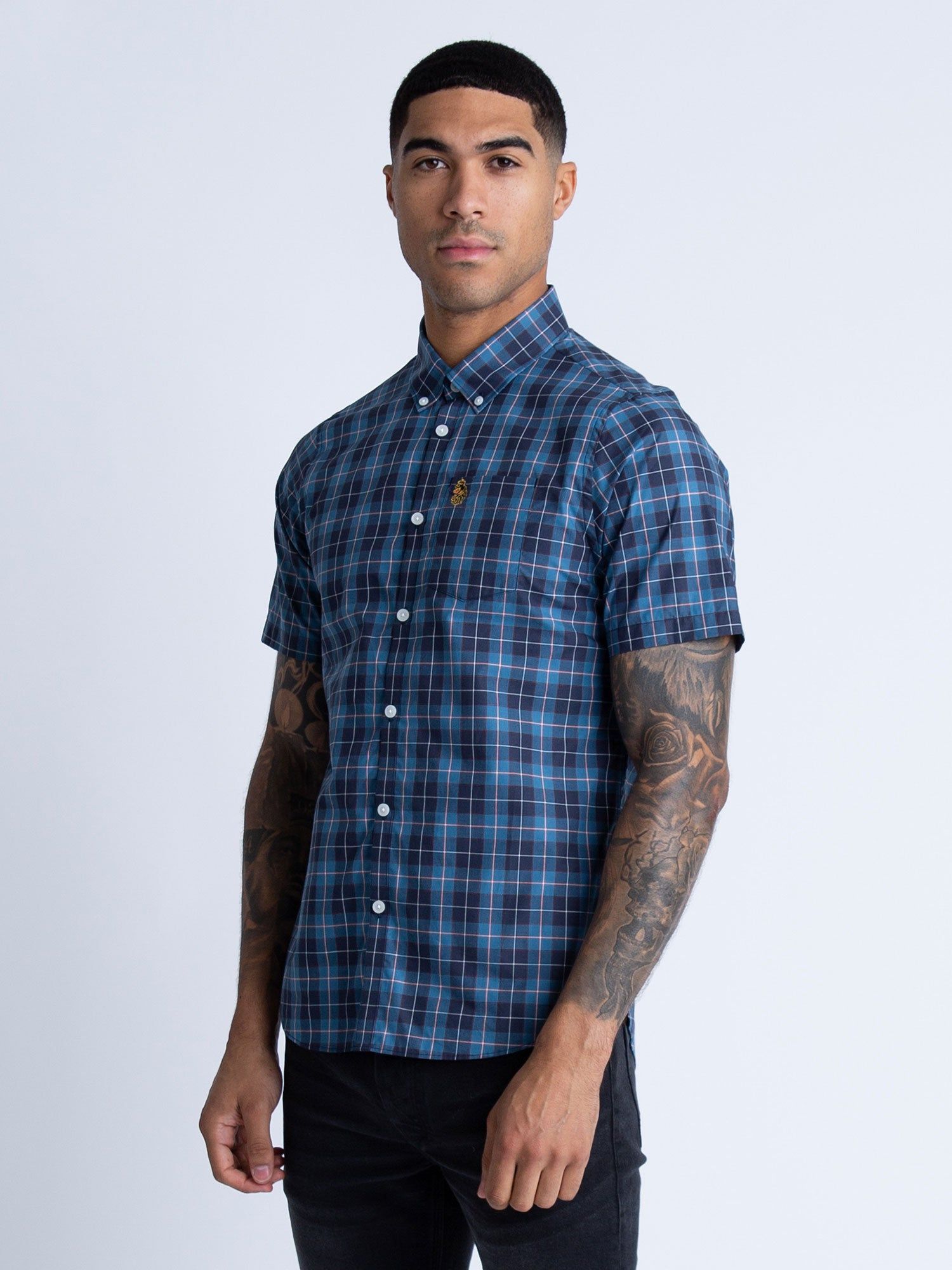 IRON TAILORED FIT SHORT SLEEVE SHIRT sold by Luke 1977 product image thumbnail 3
