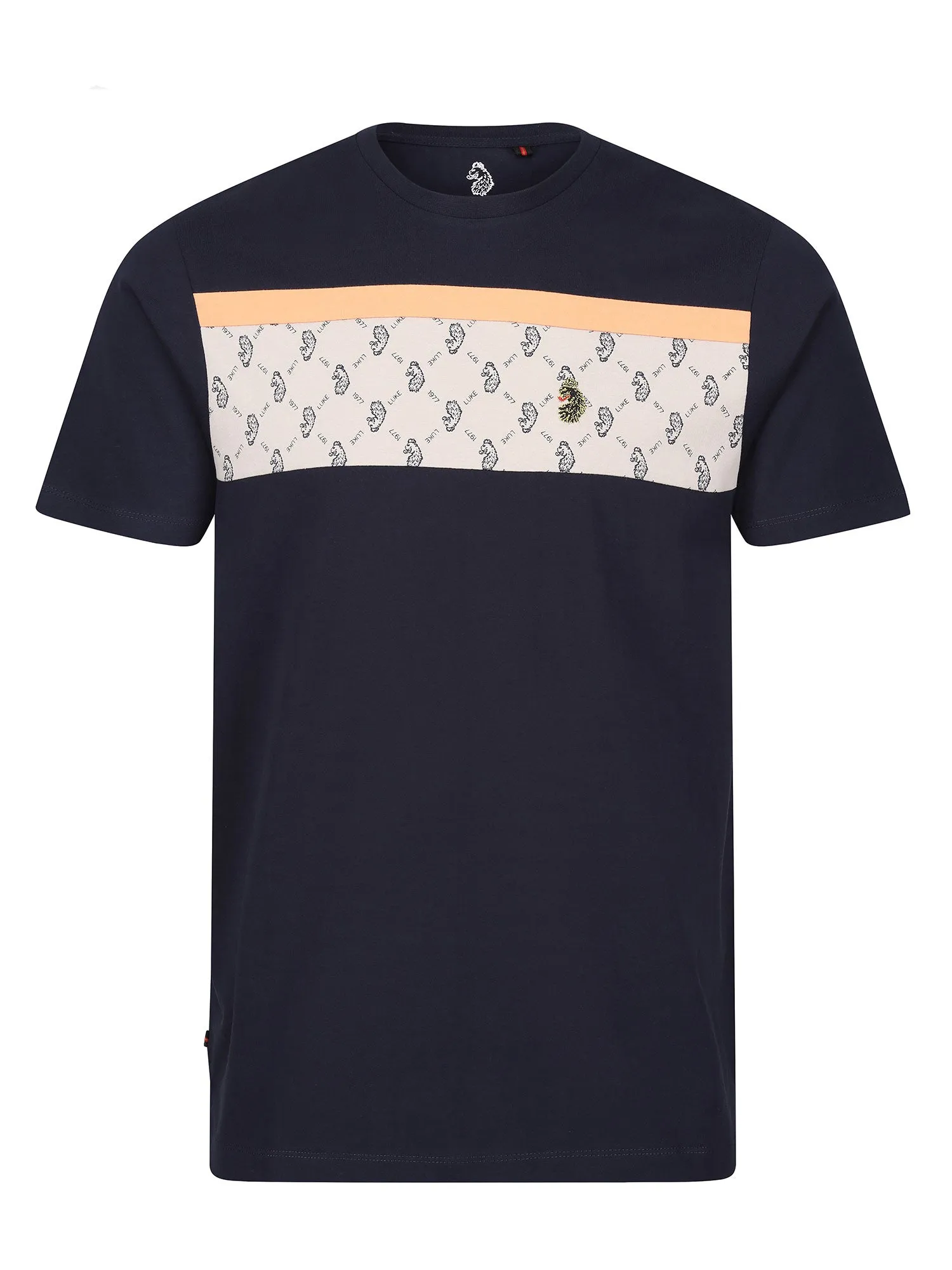 LIONS DEN PANELLED T-SHIRT sold by Luke 1977 product image thumbnail 2