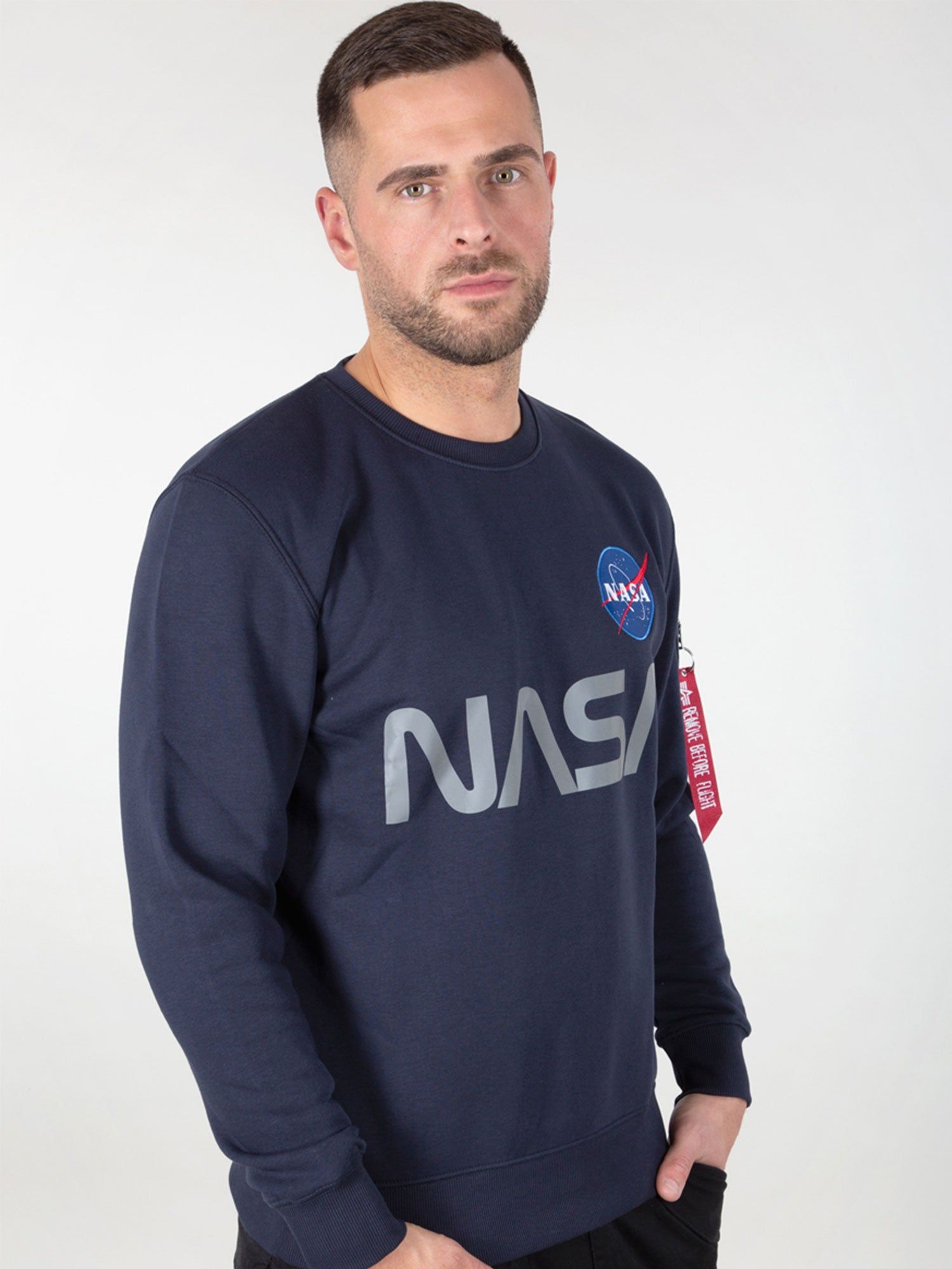 Alpha Industries NASA Reflective Sweater sold by Luke 1977 product image thumbnail 2