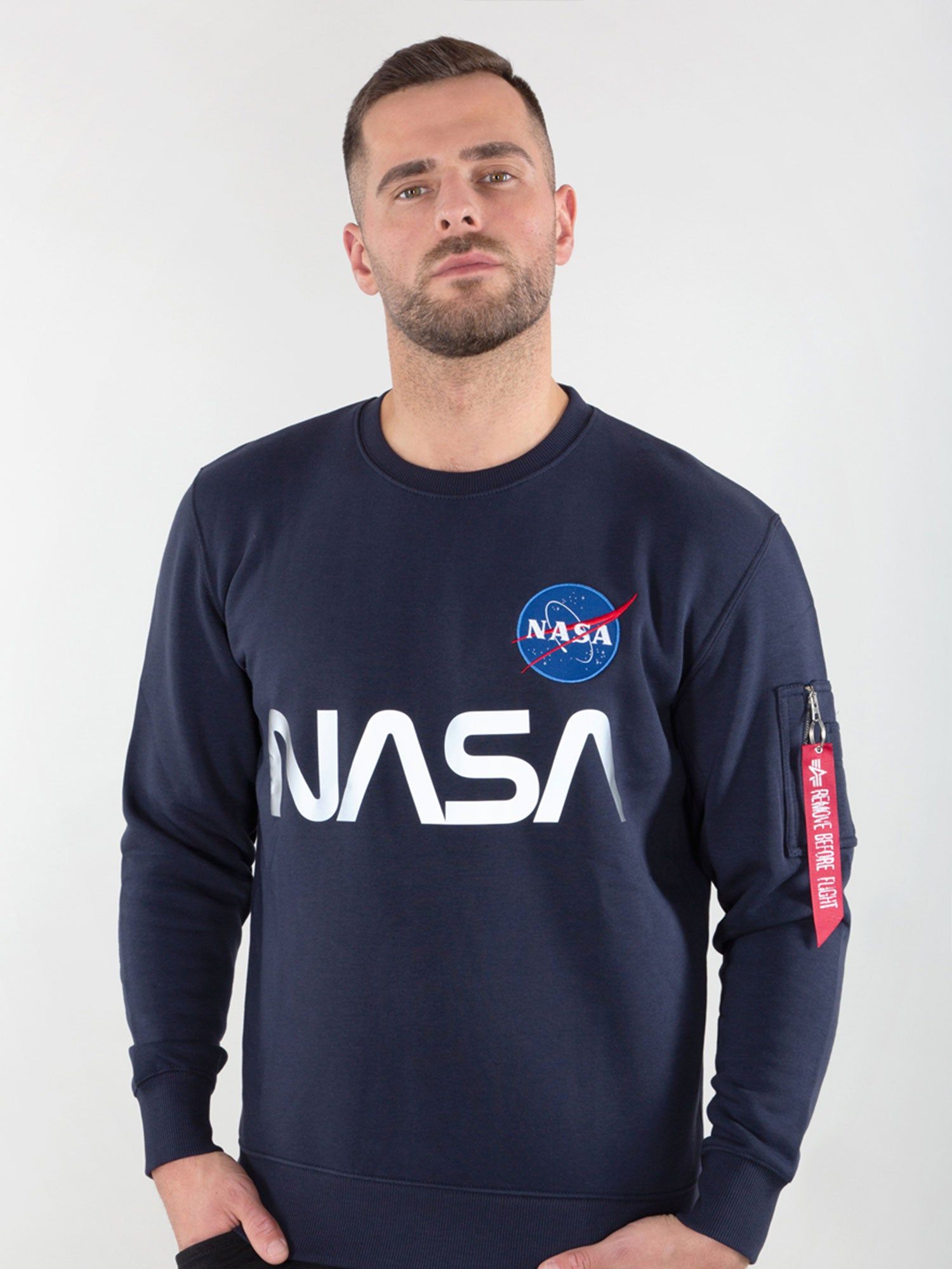 Alpha Industries NASA Reflective Sweater sold by Luke 1977