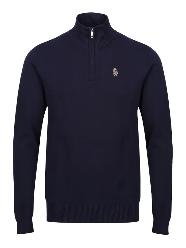 PRETENDER FUNNEL NECK KNITTED JUMPER sold by Luke 1977