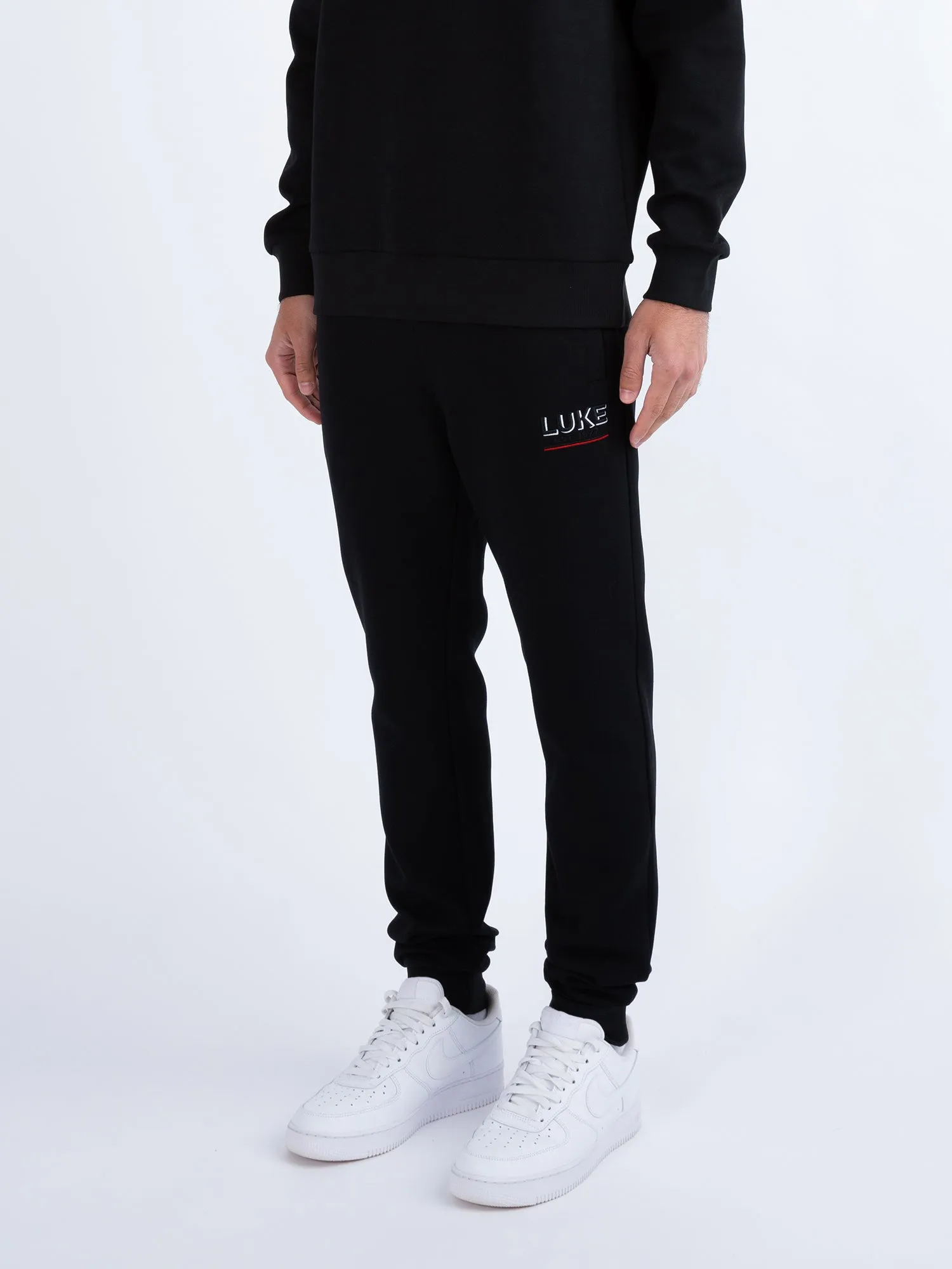 HOIST 3D TEXT PREMIUM CUFFED JOGGERS sold by Luke 1977