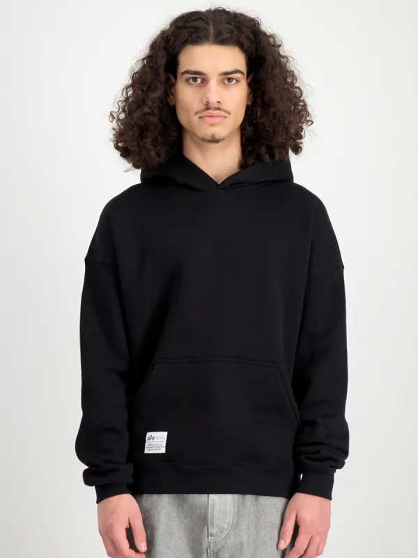 Alpha Industries Logo BP Hoody sold by Luke 1977