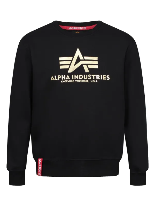 Alpha Industries Basic Sweater Foil Print sold by Luke 1977