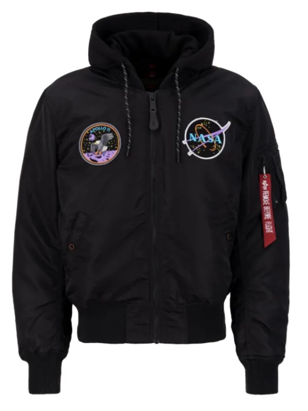 Alpha Industries MA-1 VF Hood Dark Side Bomber Jacket sold by Luke 1977