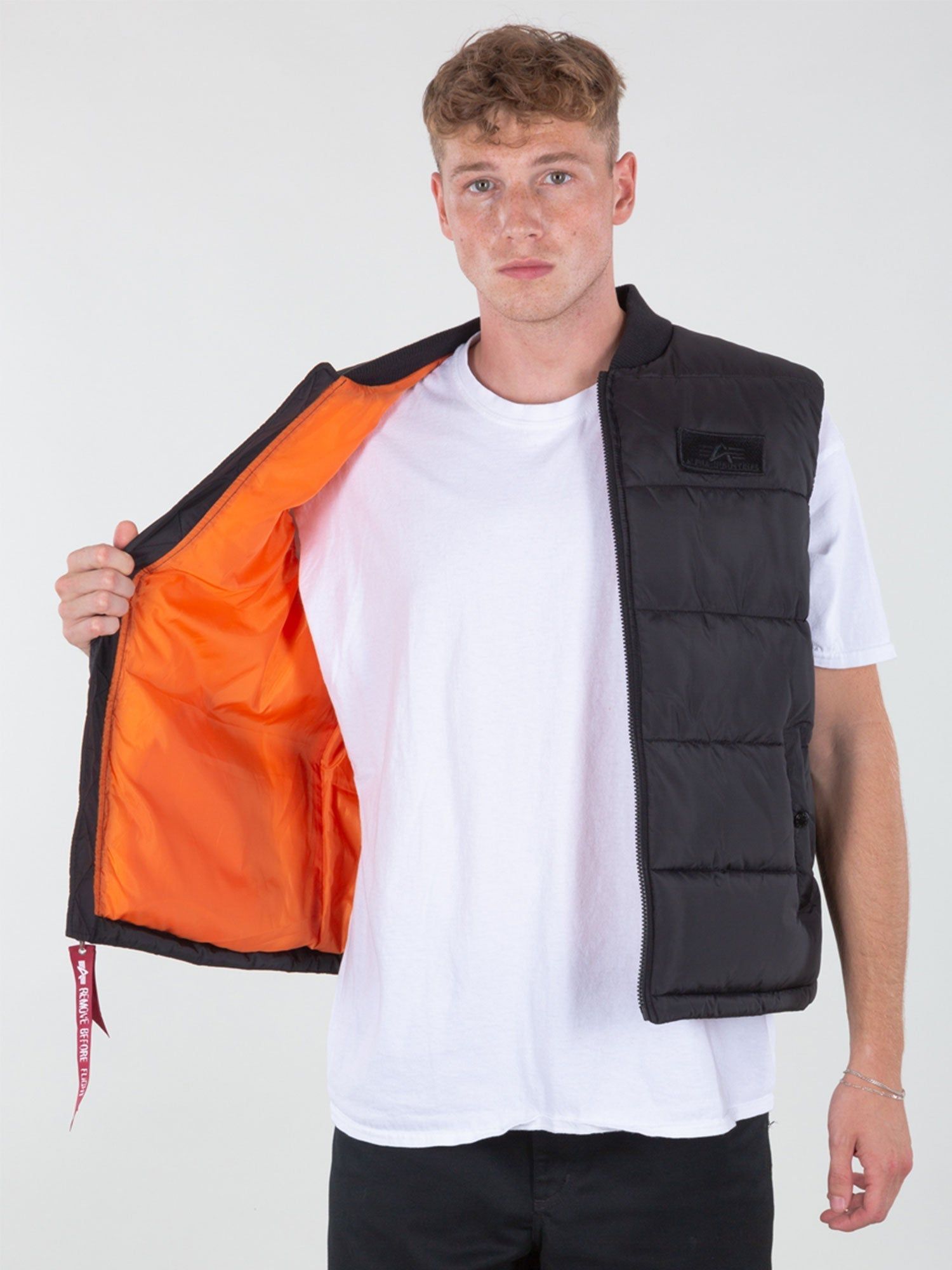 Alpha Industries Puffer Vest LW sold by Luke 1977 product image thumbnail 3