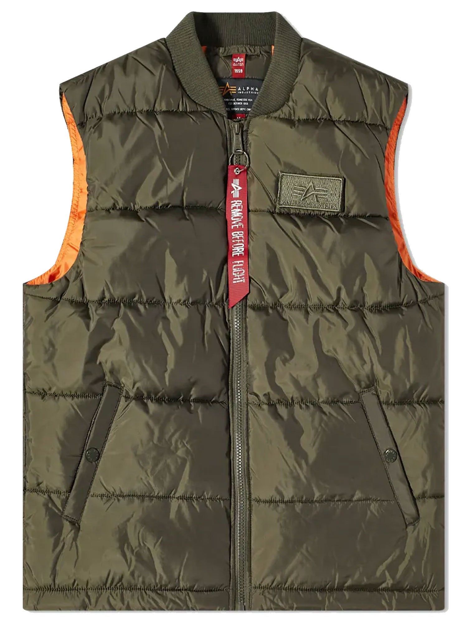 Alpha Industries Puffer Vest LW sold by Luke 1977 product image thumbnail 7