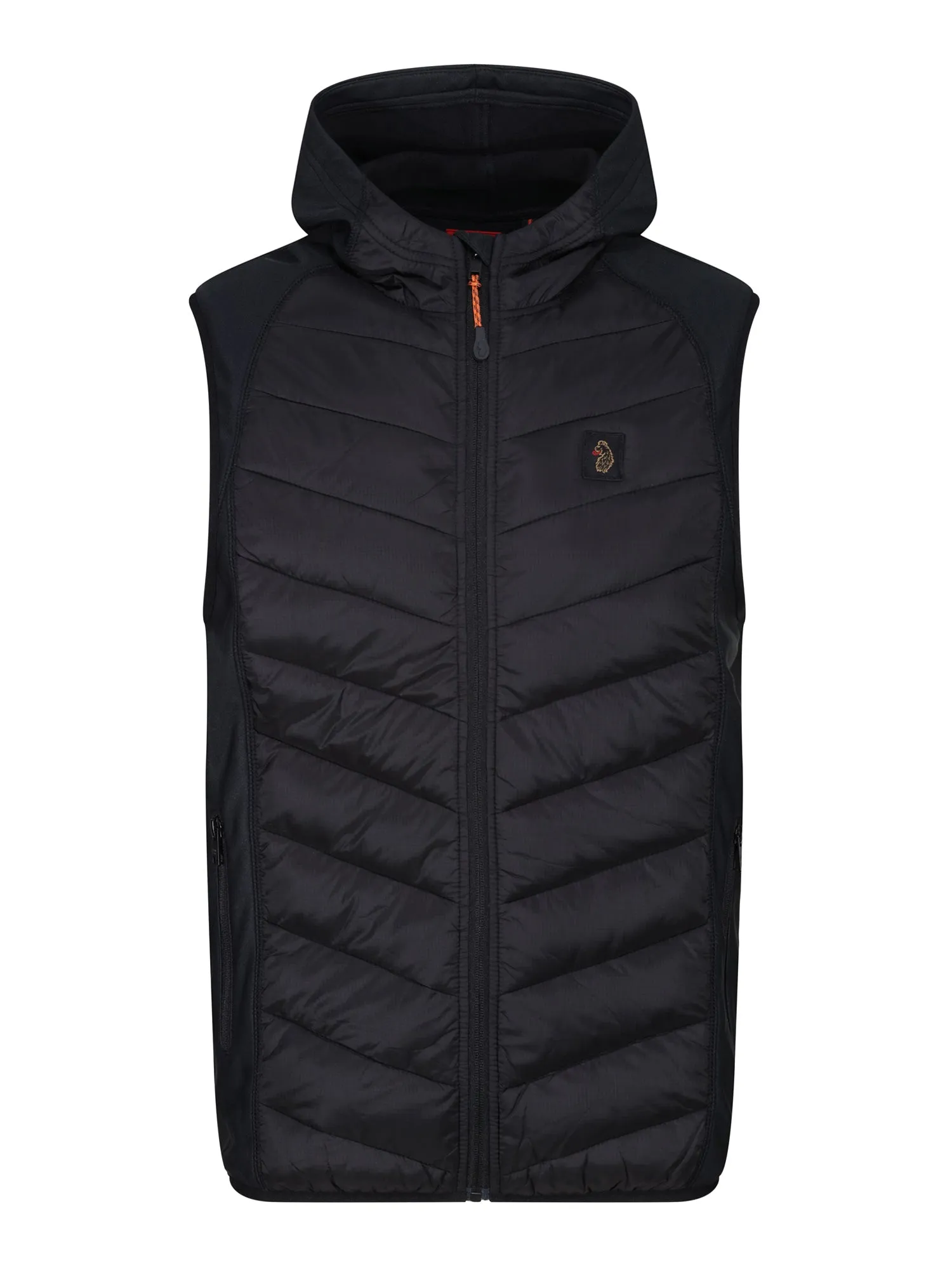 PRINT MASTER 2 QUILTED HOODED GILET sold by Luke 1977