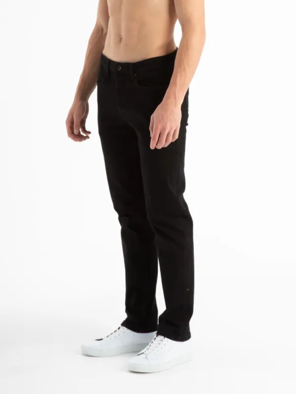 FREDDIE FAST STRAIGHT LEG BLACK JEANS sold by Luke 1977