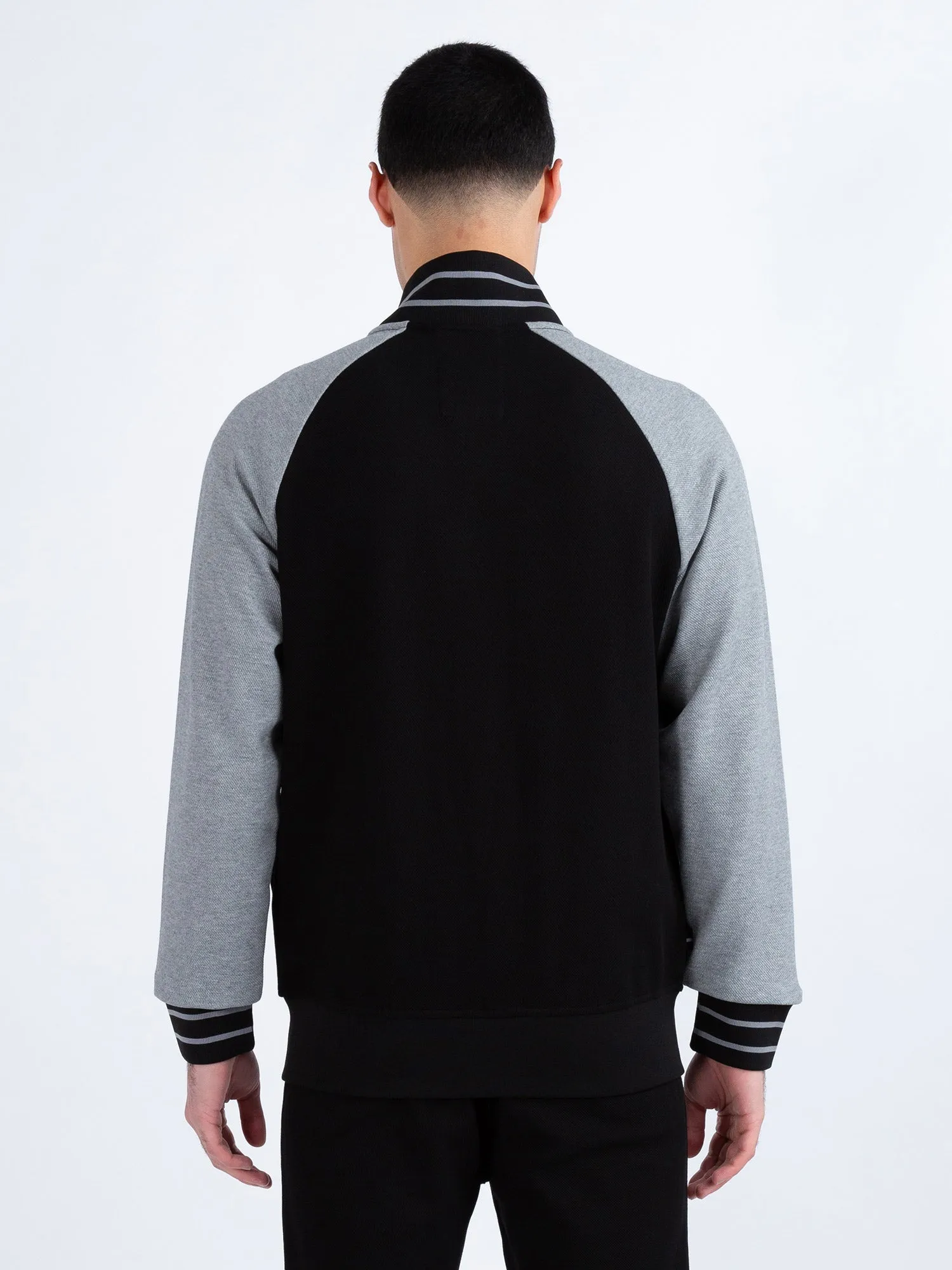 MALONE ZIP THROUGH TEXTURED SWEATSHIRT sold by Luke 1977 product image thumbnail 5