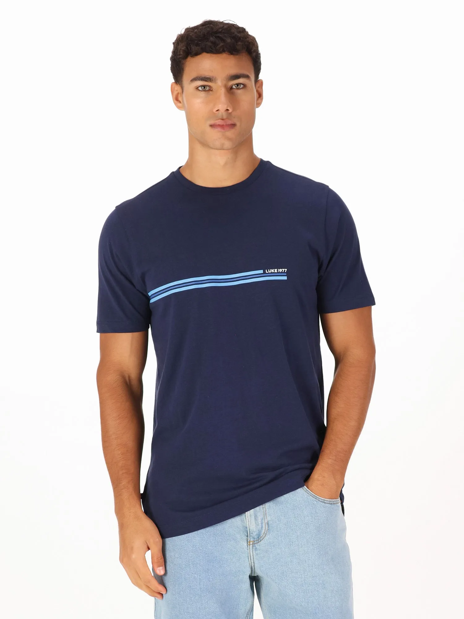 BLOCK STRIPE T-SHIRT sold by Luke 1977 product image thumbnail 2