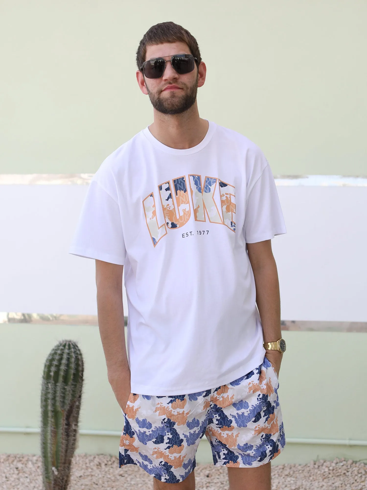 LAGANAS RELAXED FIT T-SHIRT sold by Luke 1977 product image thumbnail 2