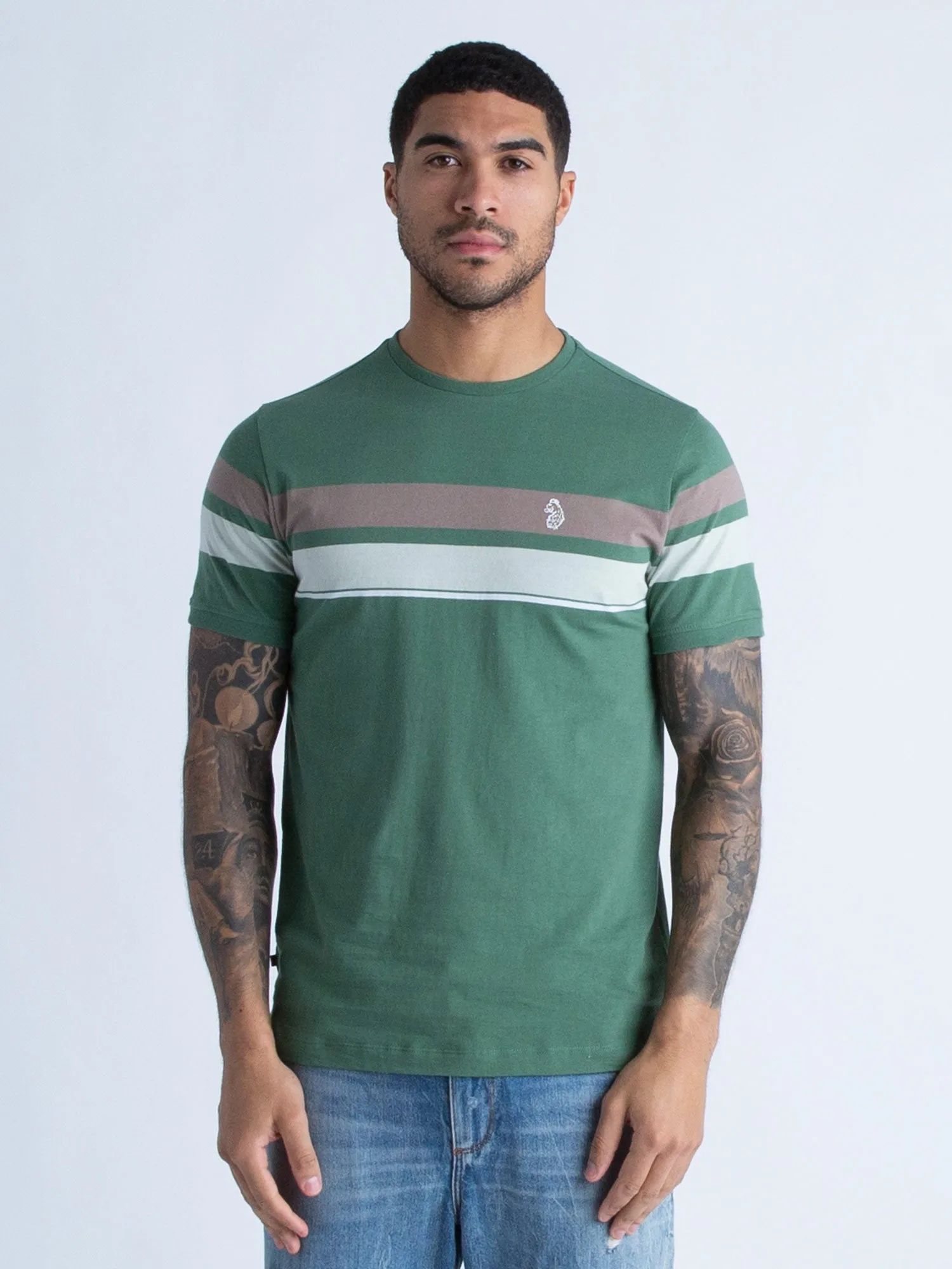 YD BRAZILIA CHEST STRIPE T-SHIRT sold by Luke 1977 product image thumbnail 2