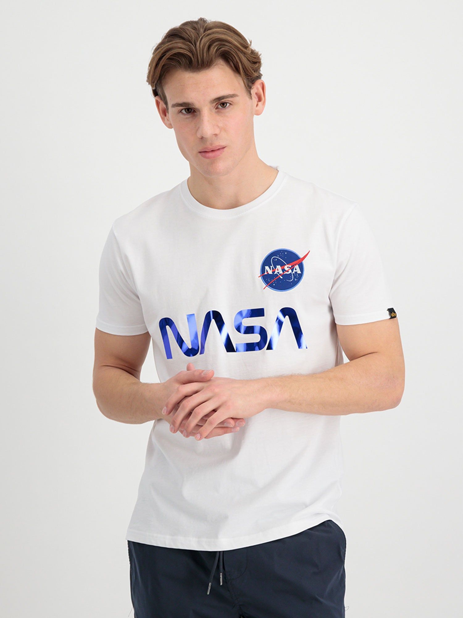 Alpha Industries NASA Reflective T-Shirt sold by Luke 1977