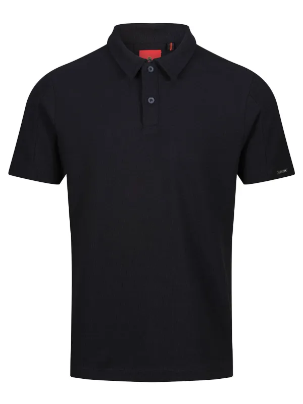 FUEGO TEXTURED WAFFLE POLO sold by Luke 1977