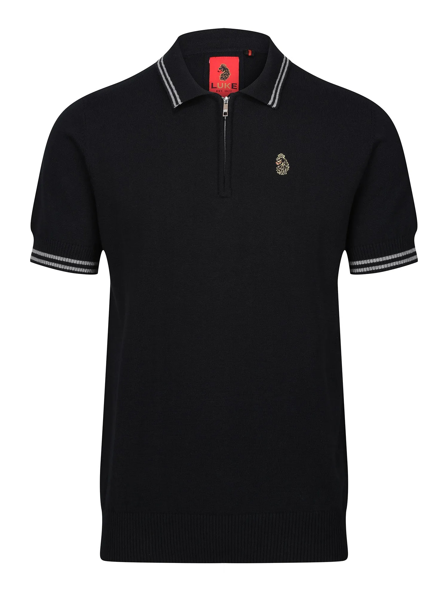 SHORT MILK KNITTED ZIP POLO sold by Luke 1977