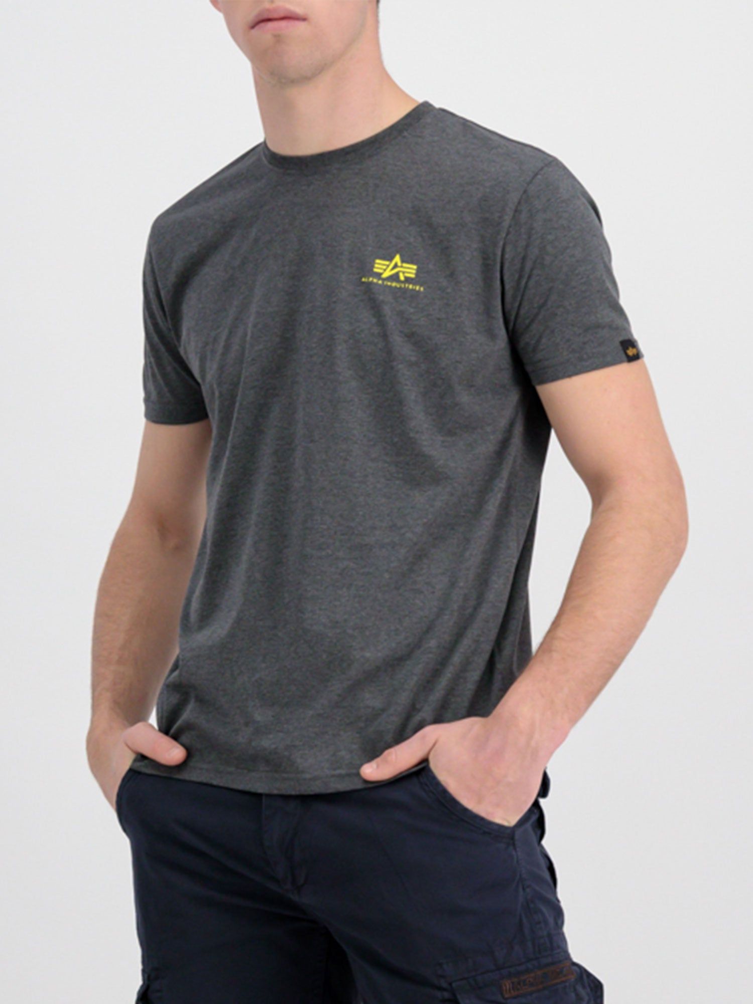 ALPHA INDUSTRIES BASIC T SMALL LOGO T-SHIRT sold by Luke 1977