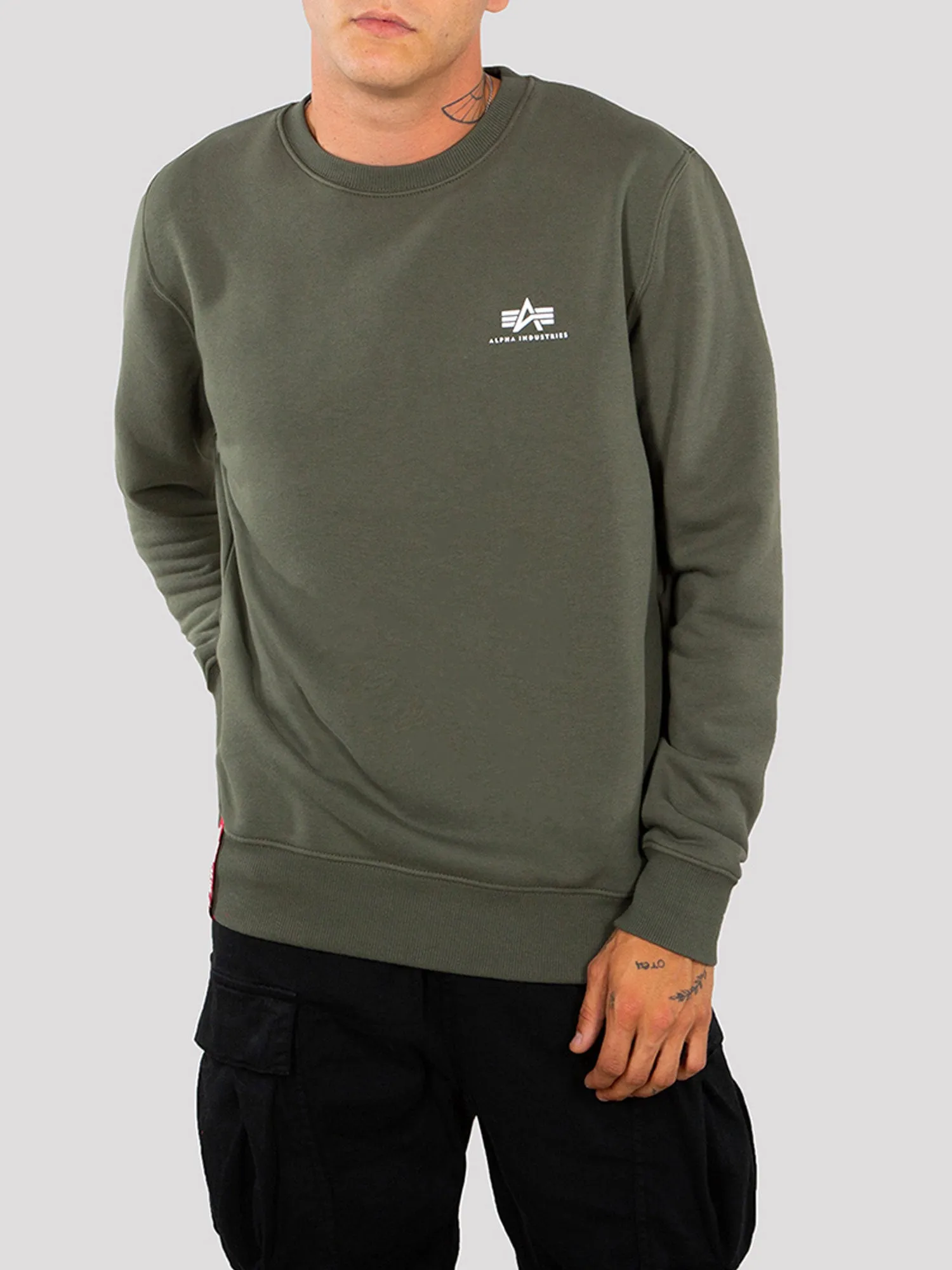 Alpha Industries Basic Sweater Small Logo sold by Luke 1977