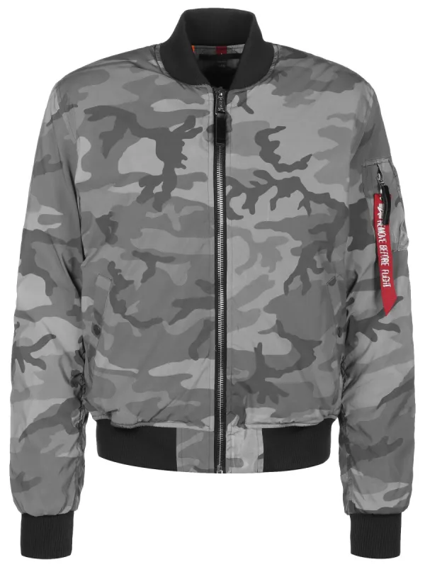 Alpha Industries MA-1 VF 59 Reflective Camo Bomber Jacket sold by Luke 1977