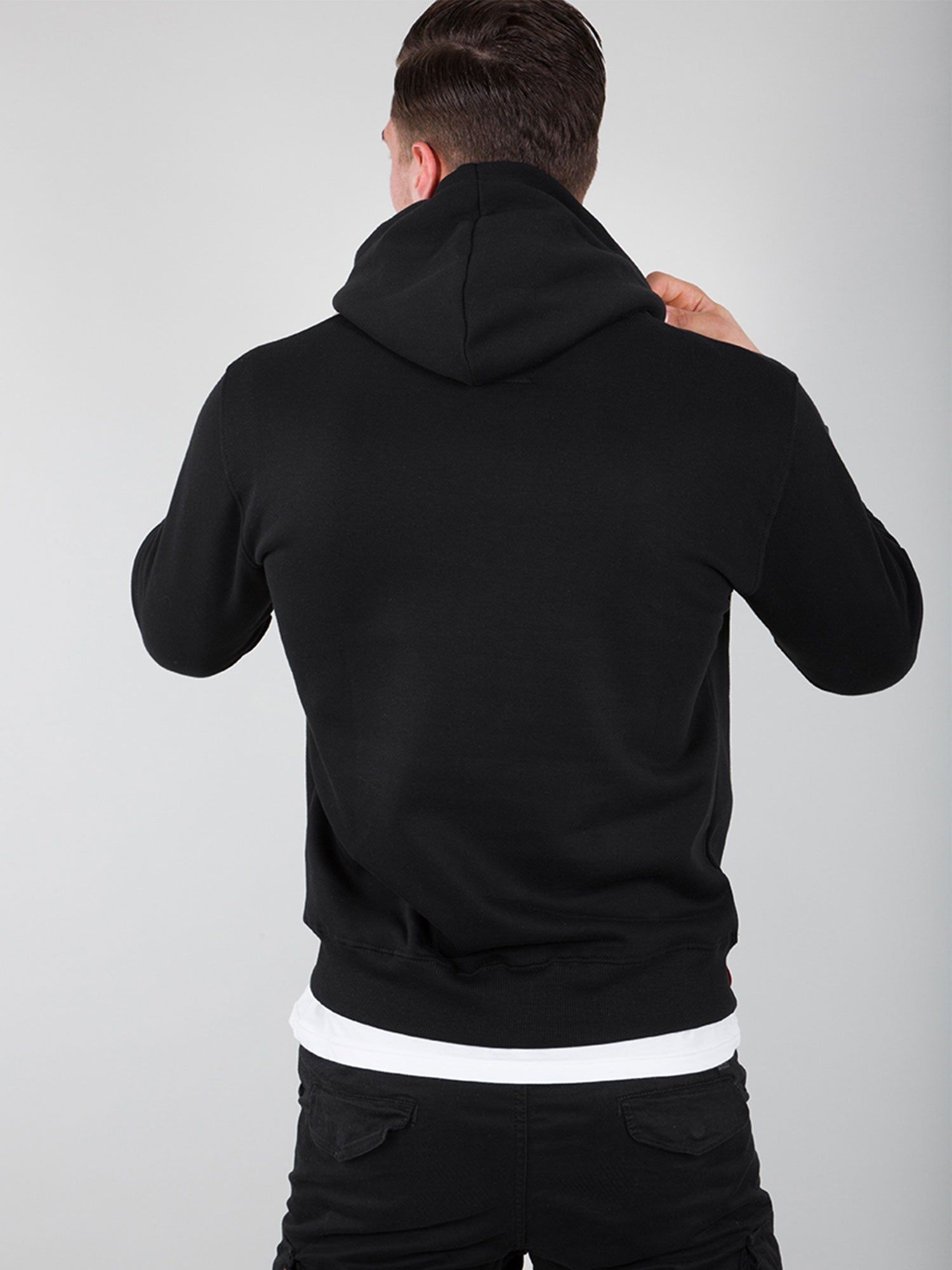 Alpha Industries Basic Hoody Small Logo sold by Luke 1977 product image thumbnail 2