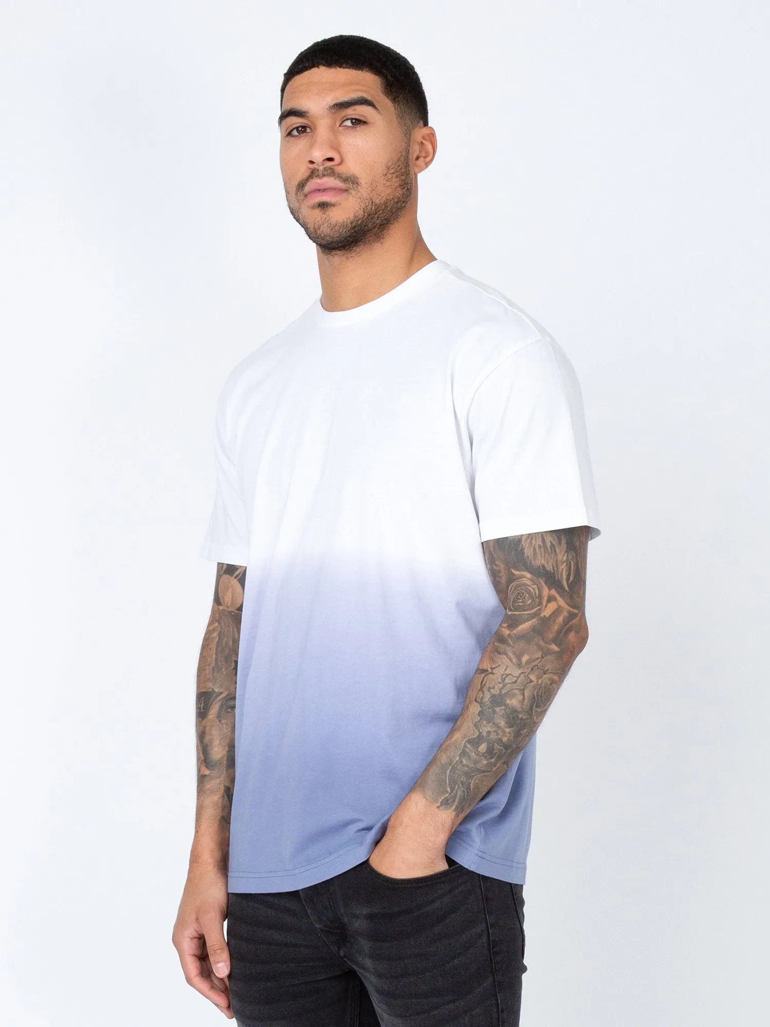 SOAKED DIP DYE RELAXED FIT T-SHIRT sold by Luke 1977 product image thumbnail 3