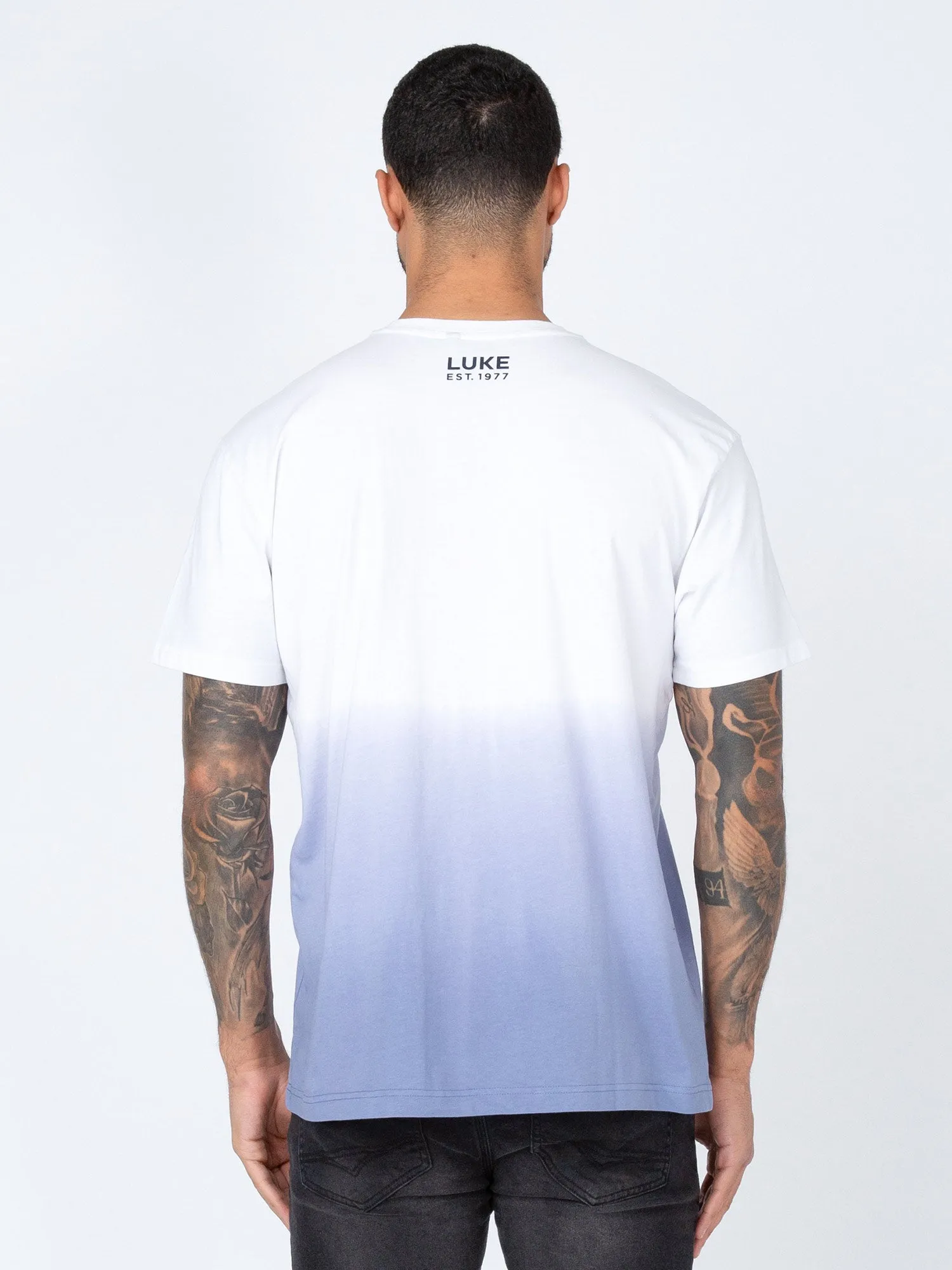 SOAKED DIP DYE RELAXED FIT T-SHIRT sold by Luke 1977 product image thumbnail 4