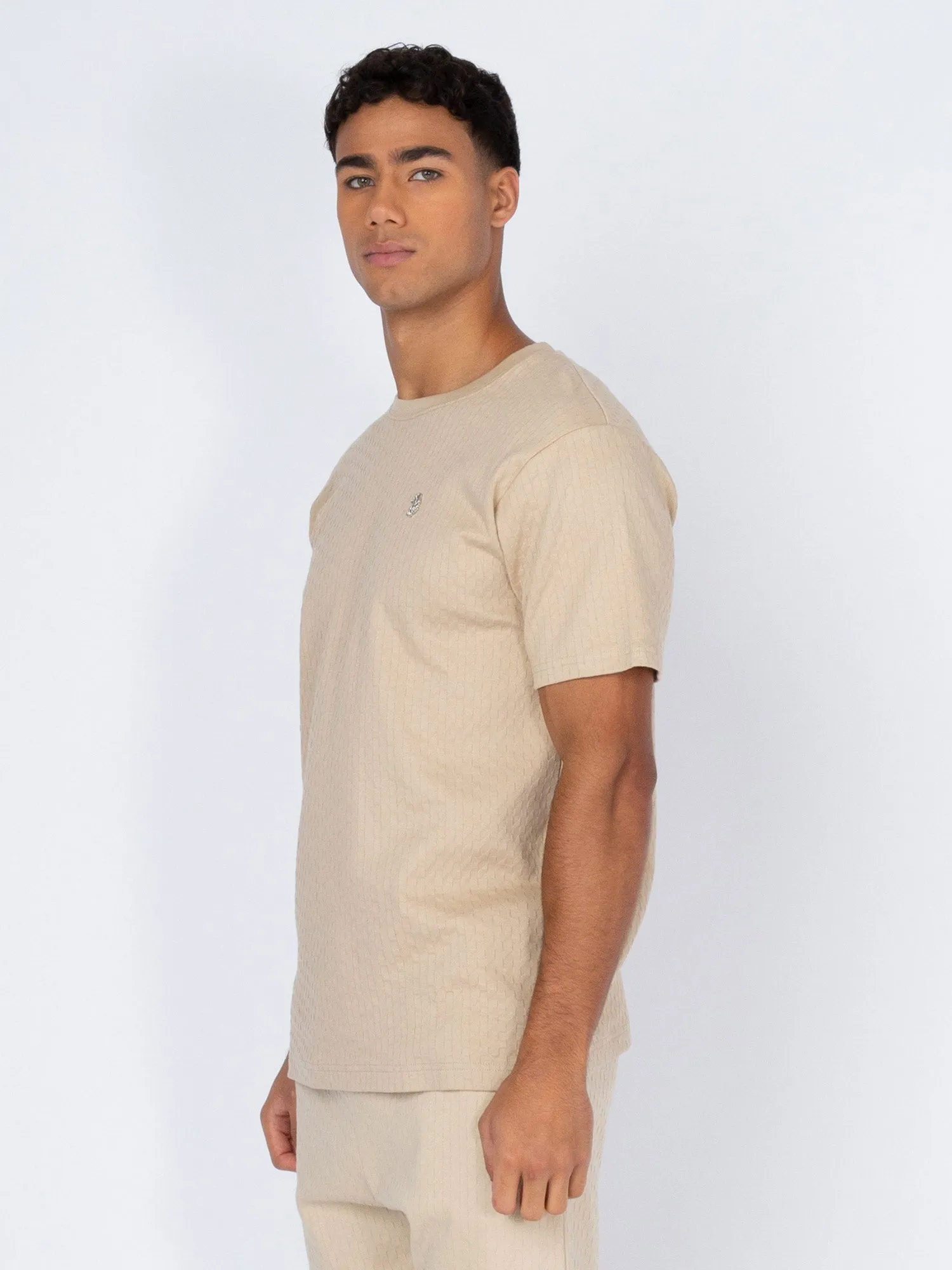 CANGGU MERCERISED JACQUARD T-SHIRT sold by Luke 1977 product image thumbnail 3