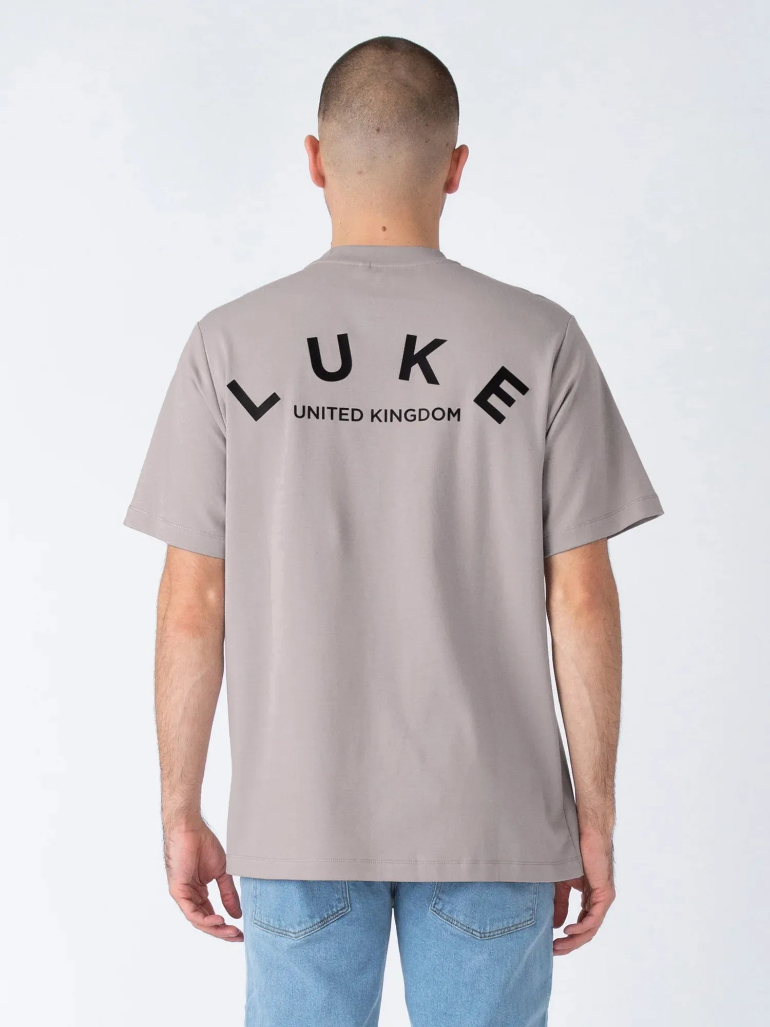 LUXEMBOURG BACK PRINT RELAXED FIT T-SHIRT sold by Luke 1977 product image thumbnail 2
