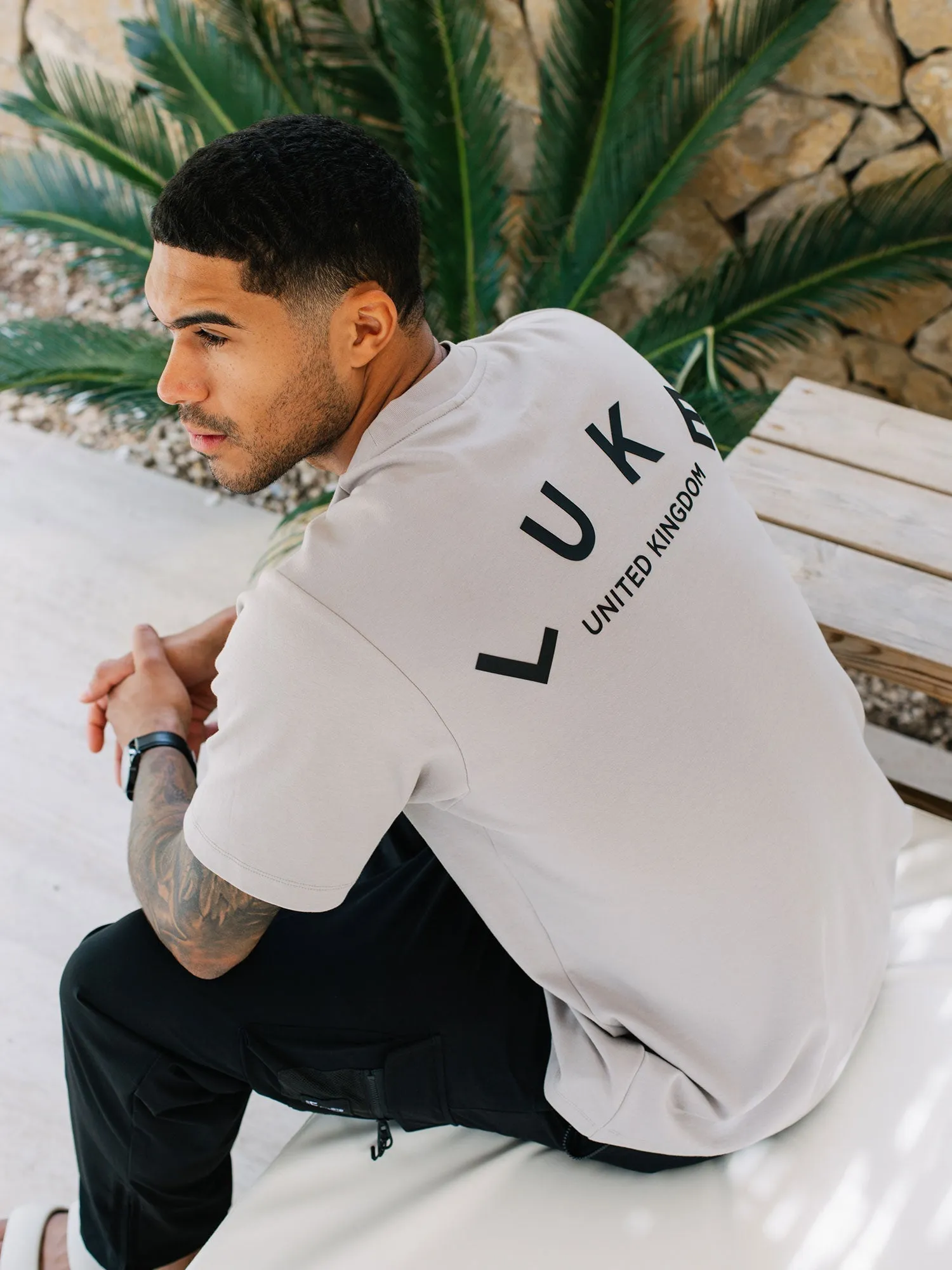 LUXEMBOURG BACK PRINT RELAXED FIT T-SHIRT sold by Luke 1977 product image thumbnail 5