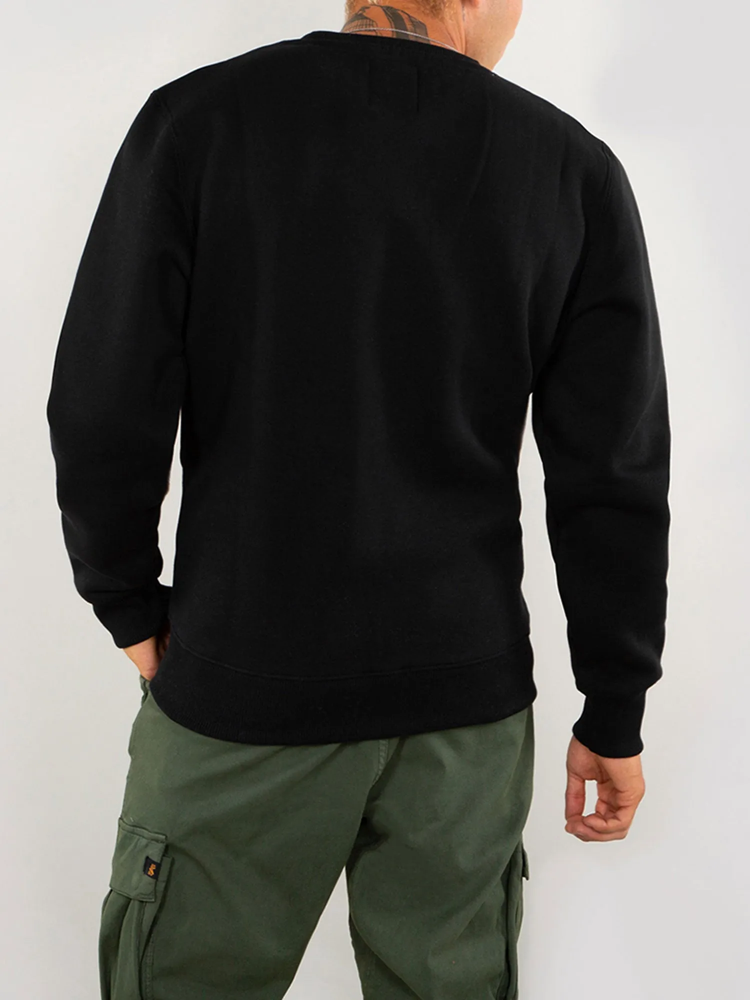 Alpha Industries Basic Sweater Small Logo sold by Luke 1977 product image thumbnail 2