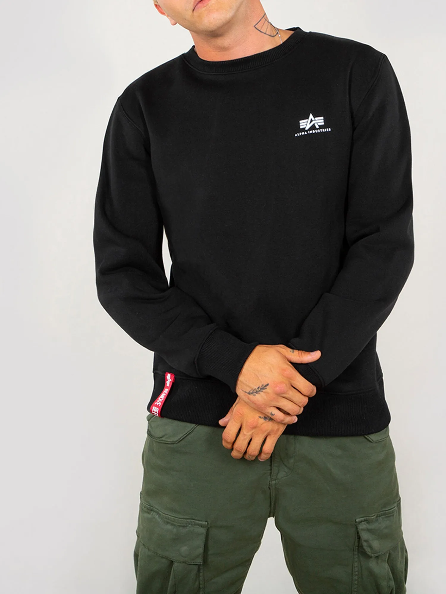 Alpha Industries Basic Sweater Small Logo sold by Luke 1977