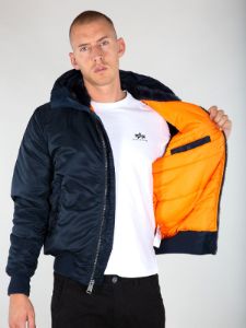 Alpha Industries MA-1 HOODED Bomber Jacket sold by Luke 1977