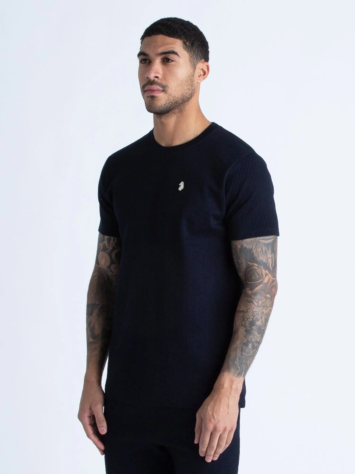 CANGGU MERCERISED JACQUARD T-SHIRT sold by Luke 1977 product image thumbnail 3