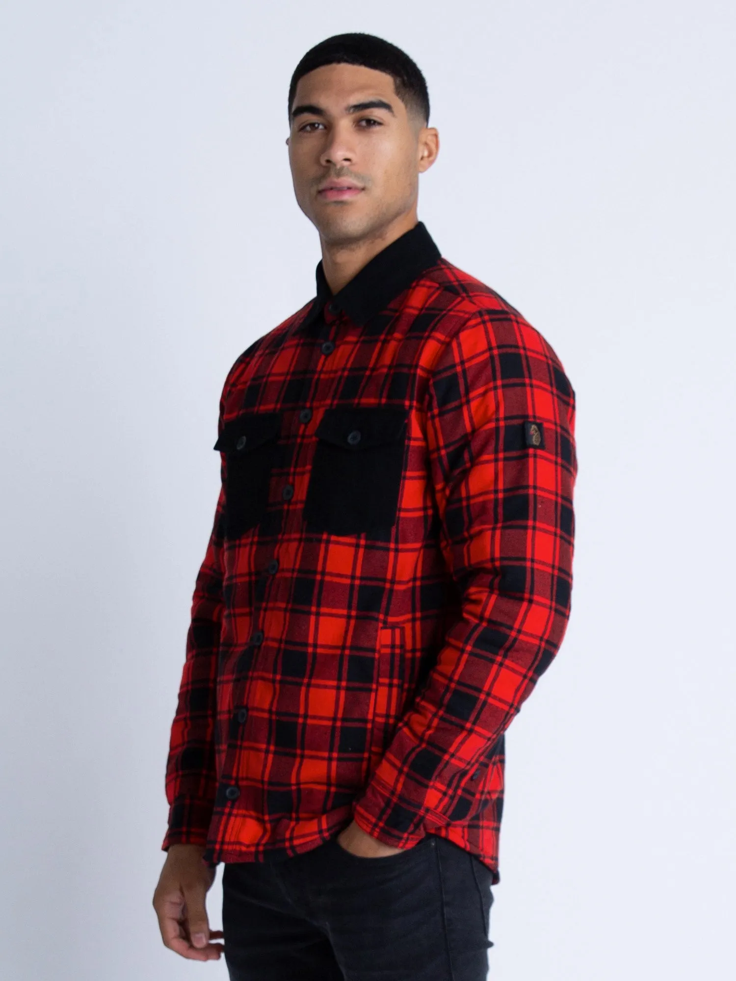 ELLAN VALLEY CHECKED QUILTED OVERSHIRT sold by Luke 1977 product image thumbnail 3