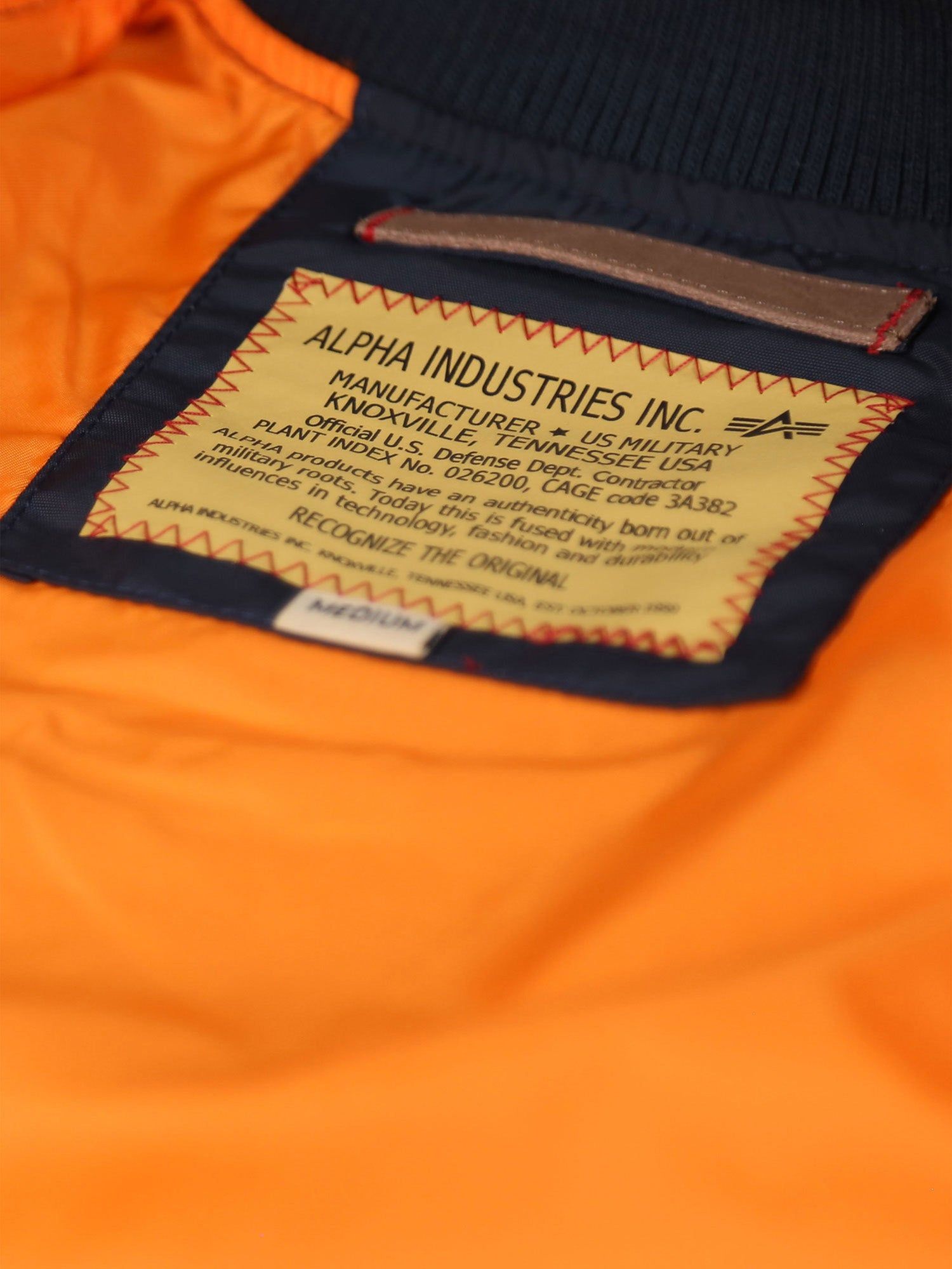 Alpha Industries MA1 TT Bomber Jacket sold by Luke 1977 product image thumbnail 7