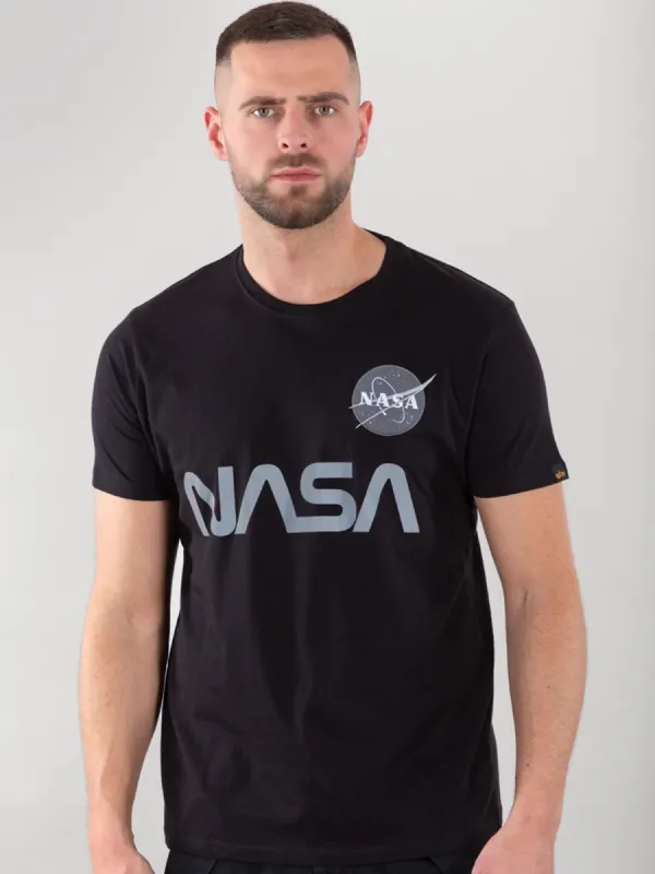 Alpha Industries NASA Reflective T-Shirt sold by Luke 1977