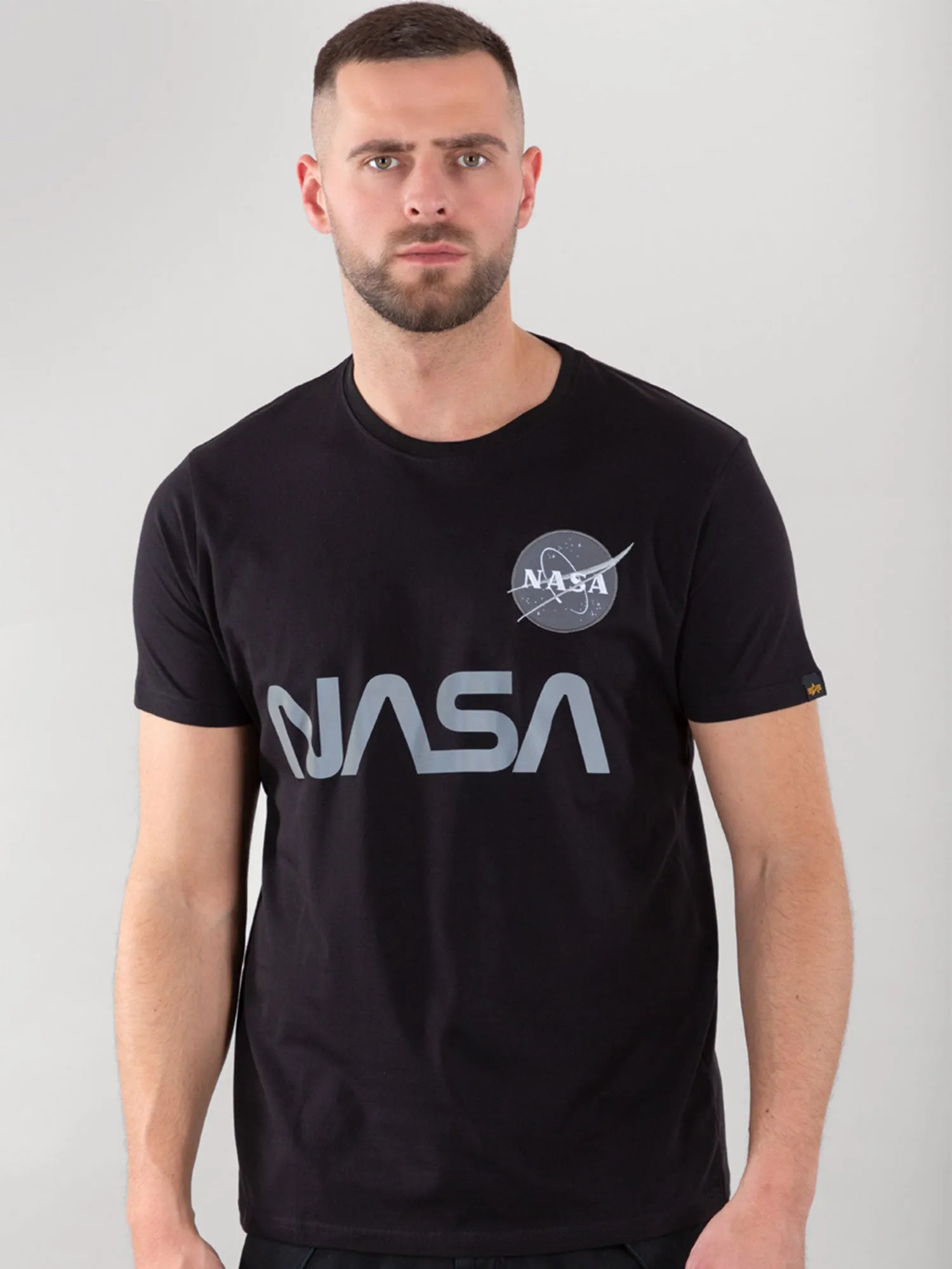 Alpha Industries NASA Reflective T-Shirt sold by Luke 1977