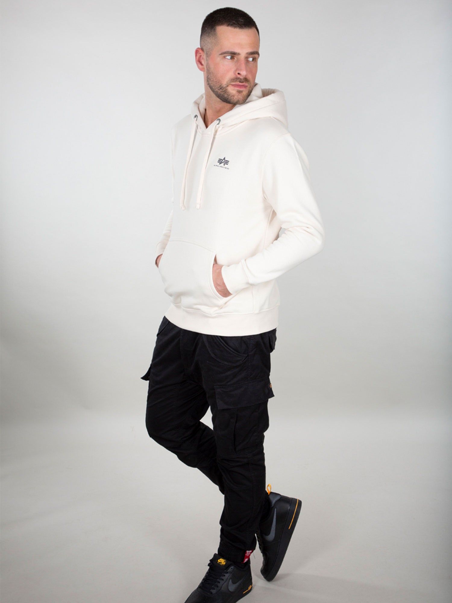 Alpha Industries Basic Hoody Small Logo sold by Luke 1977 product image thumbnail 27