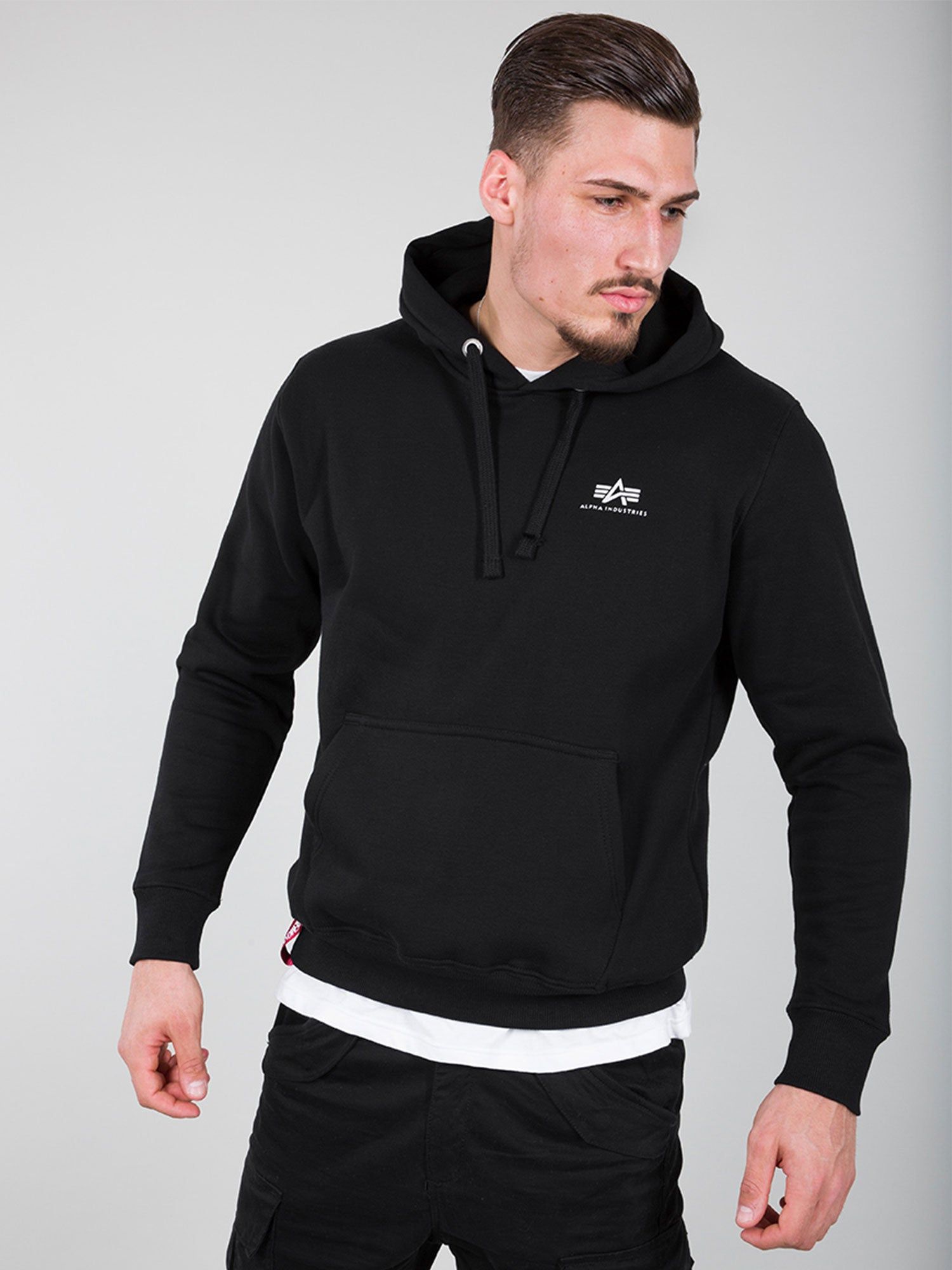 Alpha Industries Basic Hoody Small Logo sold by Luke 1977 product image thumbnail 8