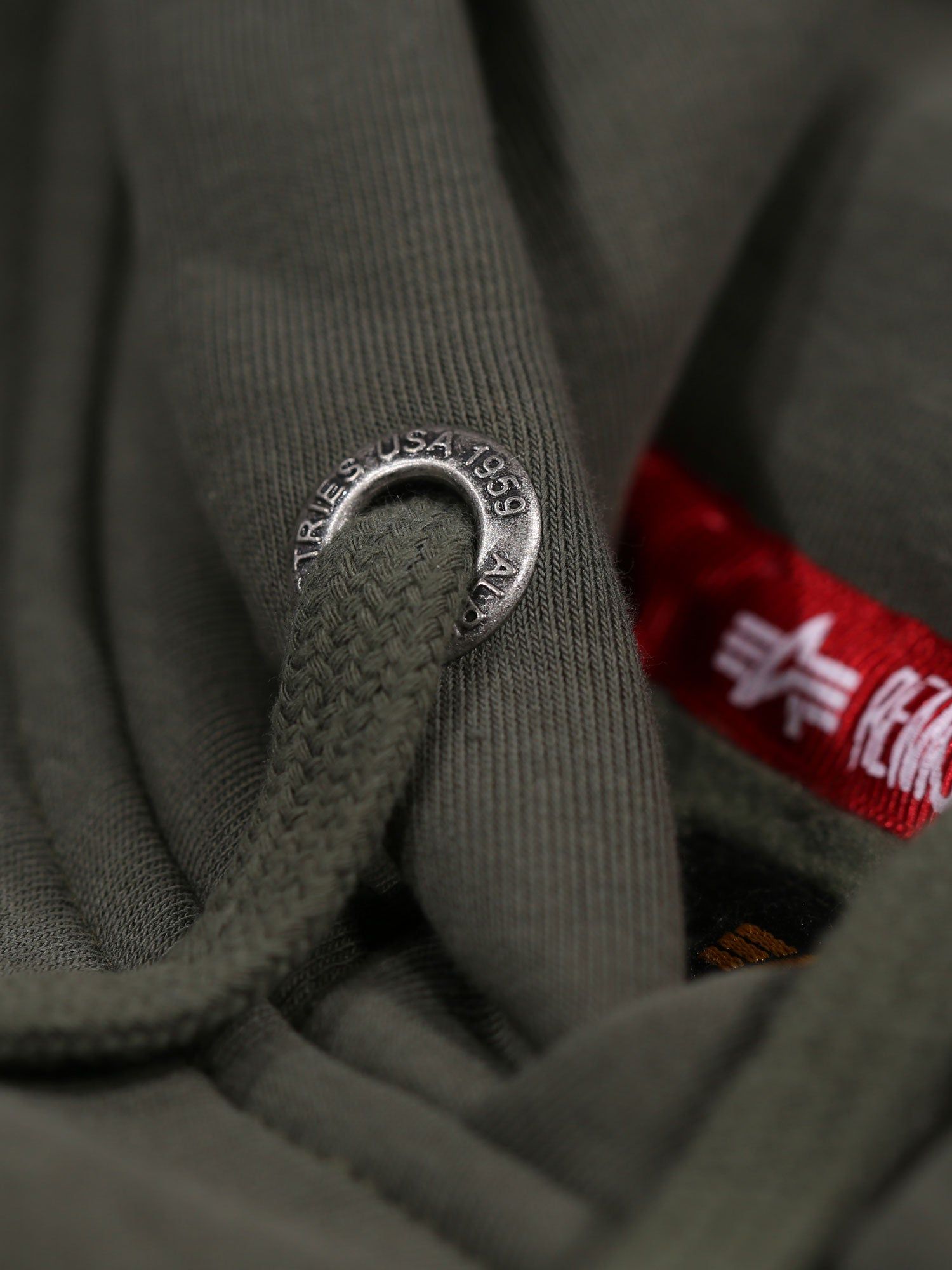 Alpha Industries Basic Hoody Small Logo sold by Luke 1977 product image thumbnail 5