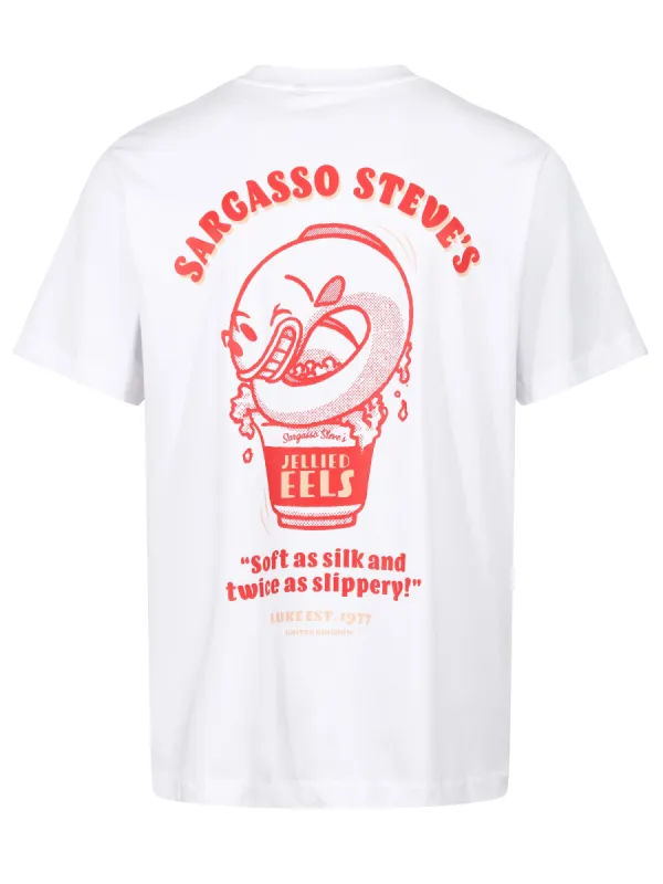 DODGY DINERS JELLIED EELS PRINTED T-SHIRT sold by Luke 1977