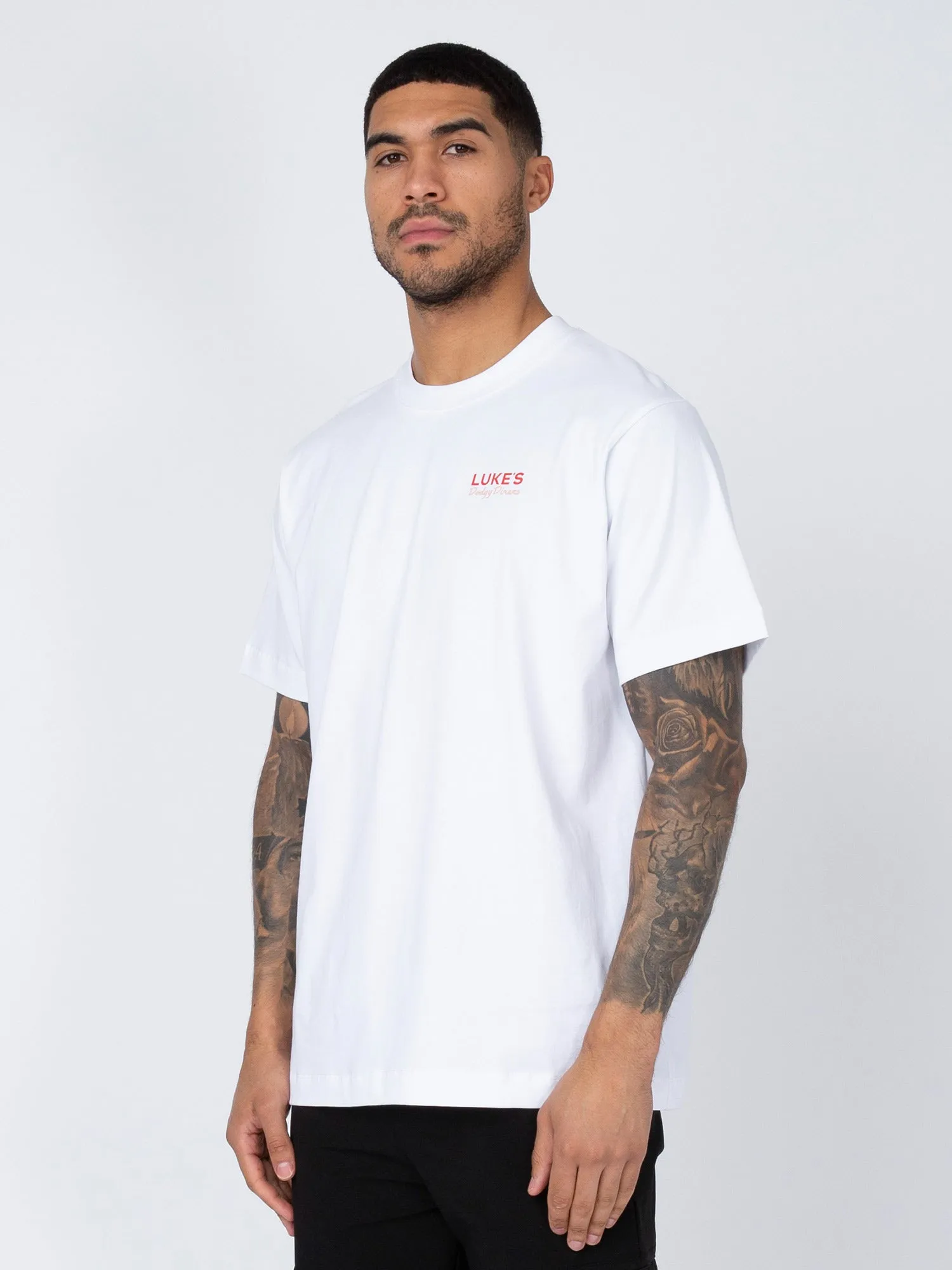 DODGY DINERS JELLIED EELS PRINTED T-SHIRT sold by Luke 1977 product image thumbnail 3