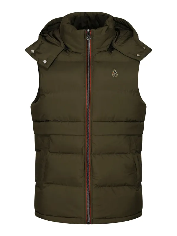 EGRIT PADDED HOODED GILET sold by Luke 1977